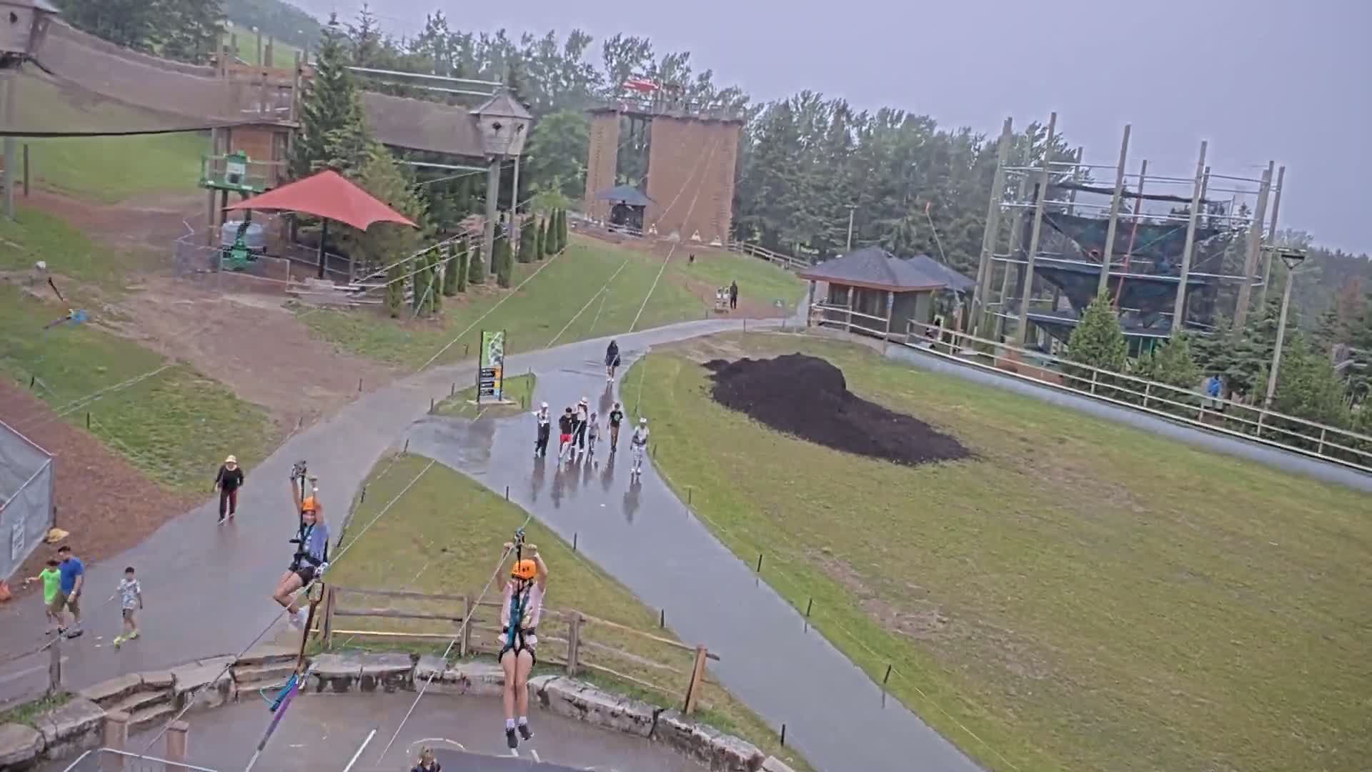 Blue Mountain Village Hotel Area & Collingwood City Skyline Live Cam - Collingwood, Blue Mountains, Simcoe, Ontario, Canada