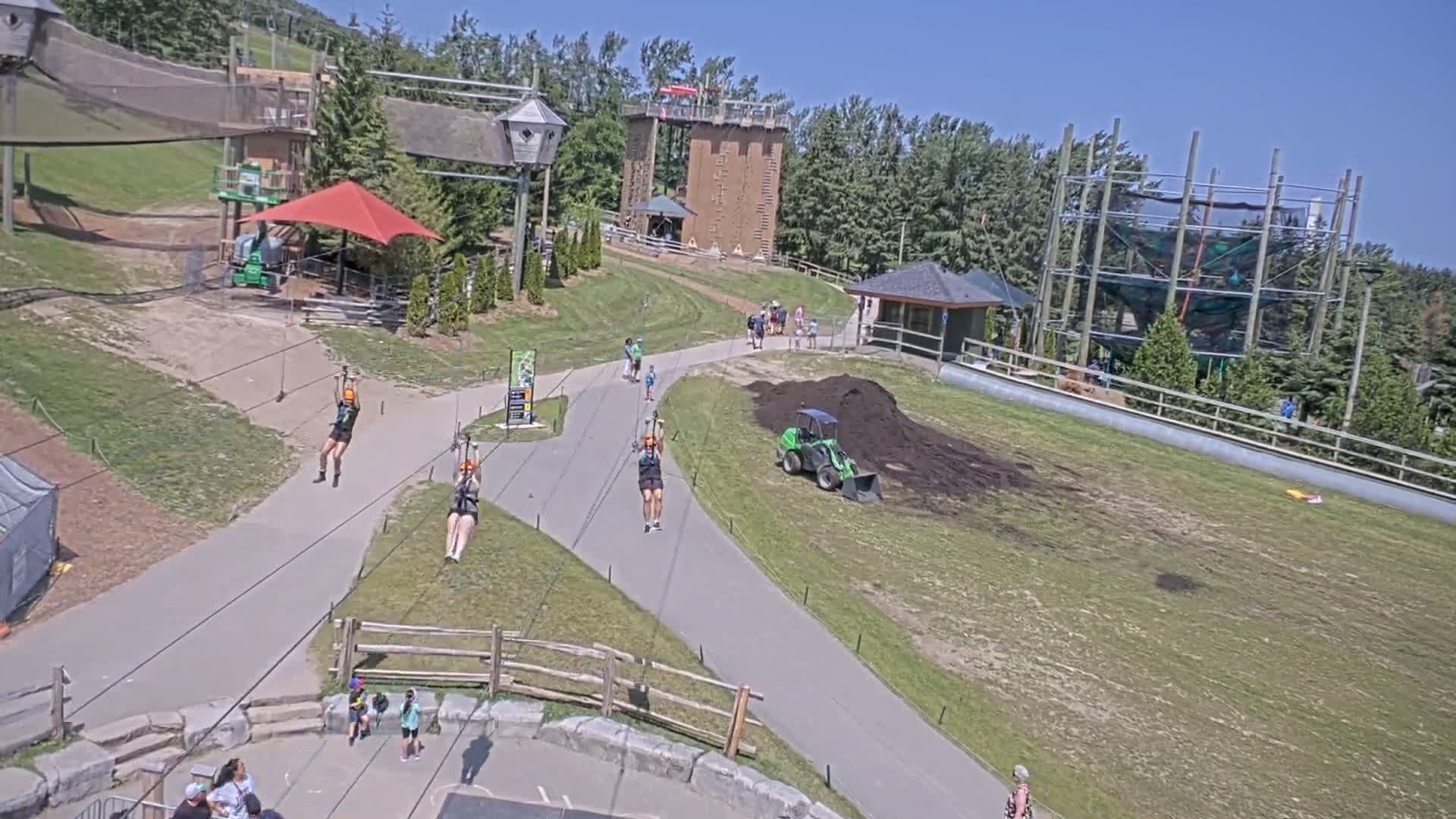Blue Mountain Village Hotel Area & Collingwood City Skyline Live Cam - Collingwood, Blue Mountains, Simcoe, Ontario, Canada