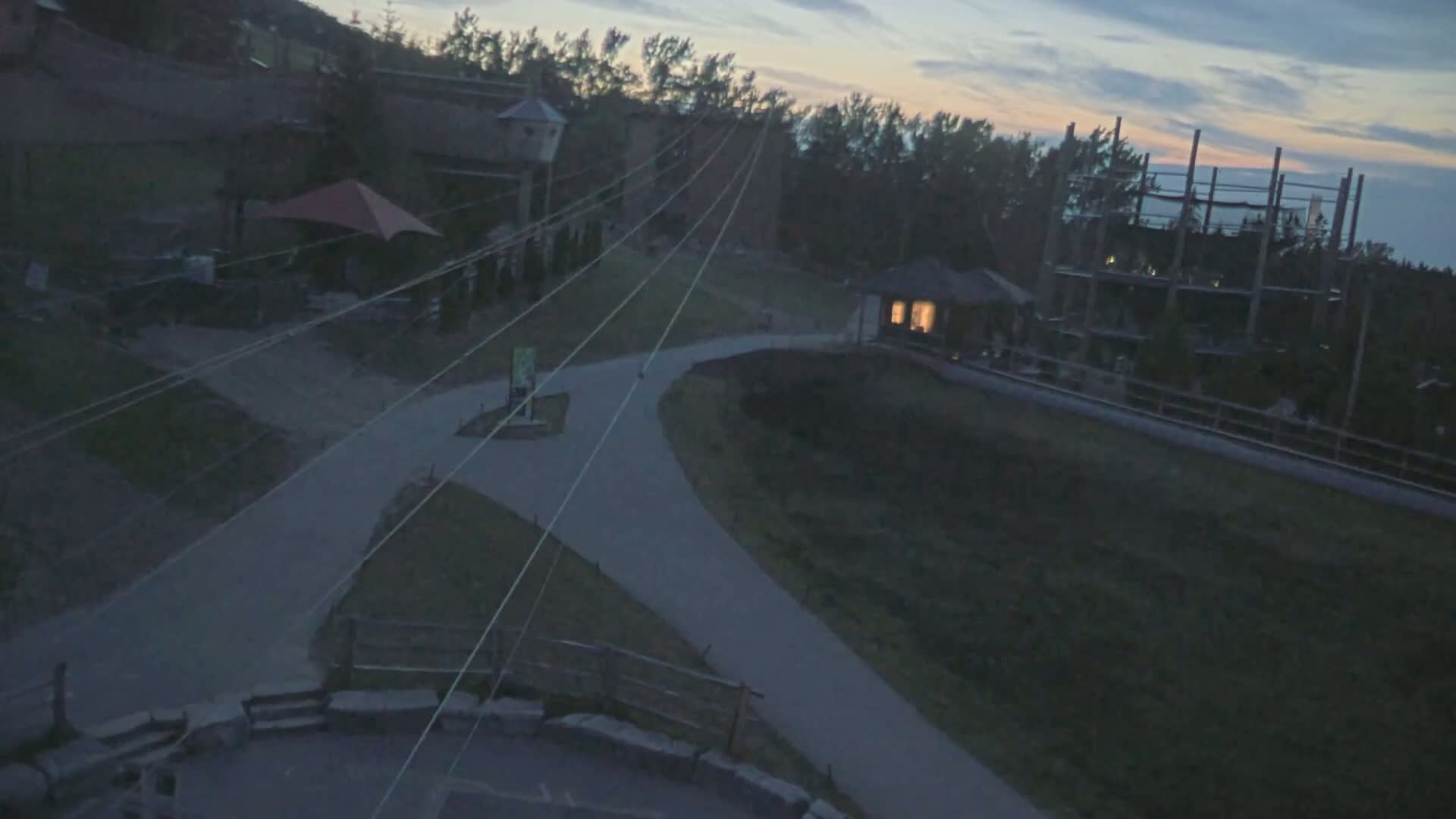 Blue Mountain Village Hotel Area & Collingwood City Skyline Live Cam - Collingwood, Blue Mountains, Simcoe, Ontario, Canada
