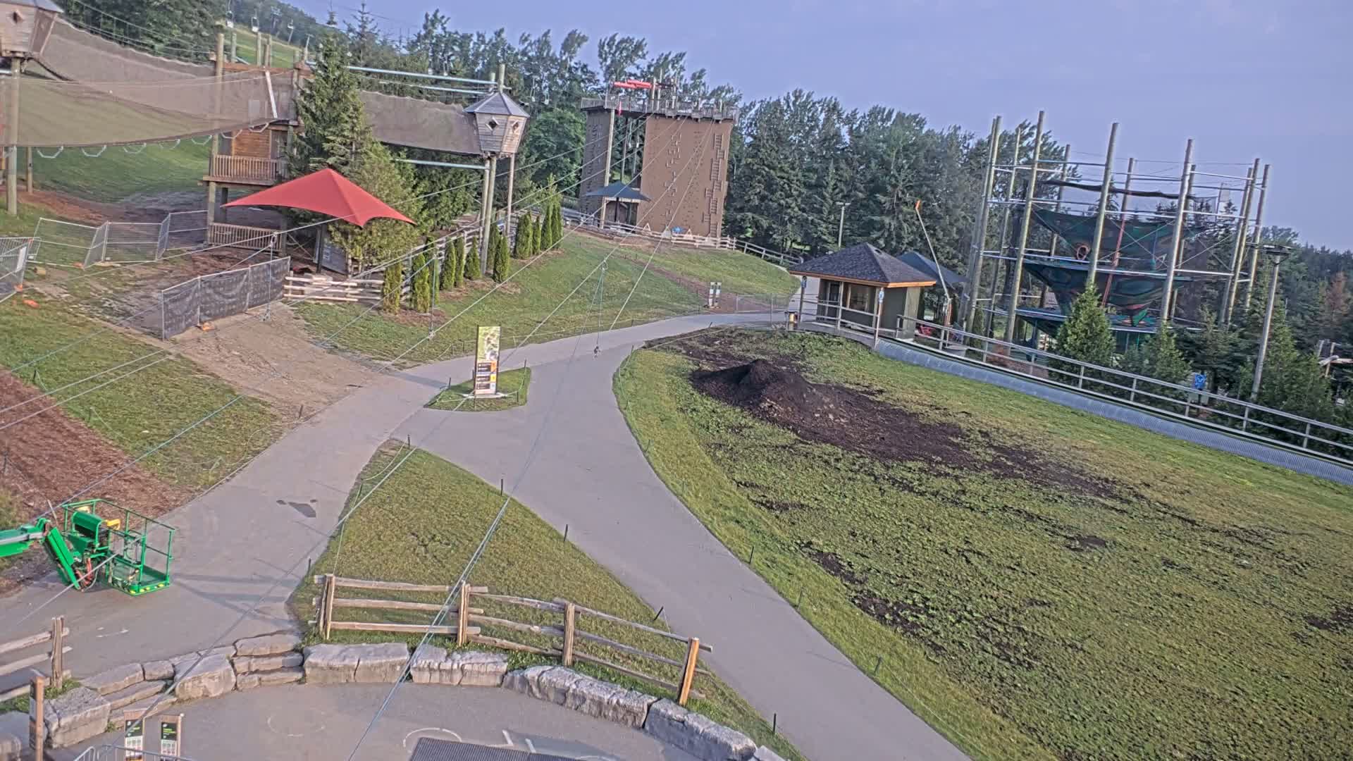 Blue Mountain Village Hotel Area & Collingwood City Skyline Live Cam - Collingwood, Blue Mountains, Simcoe, Ontario, Canada