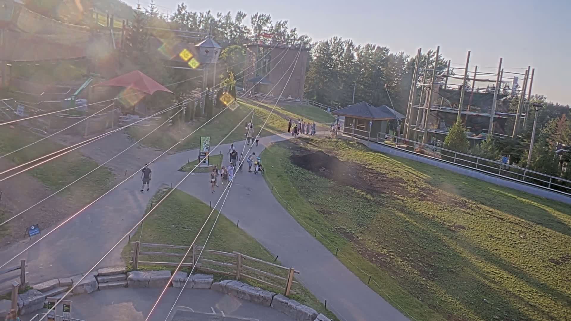 Blue Mountain Village Hotel Area & Collingwood City Skyline Live Cam - Collingwood, Blue Mountains, Simcoe, Ontario, Canada