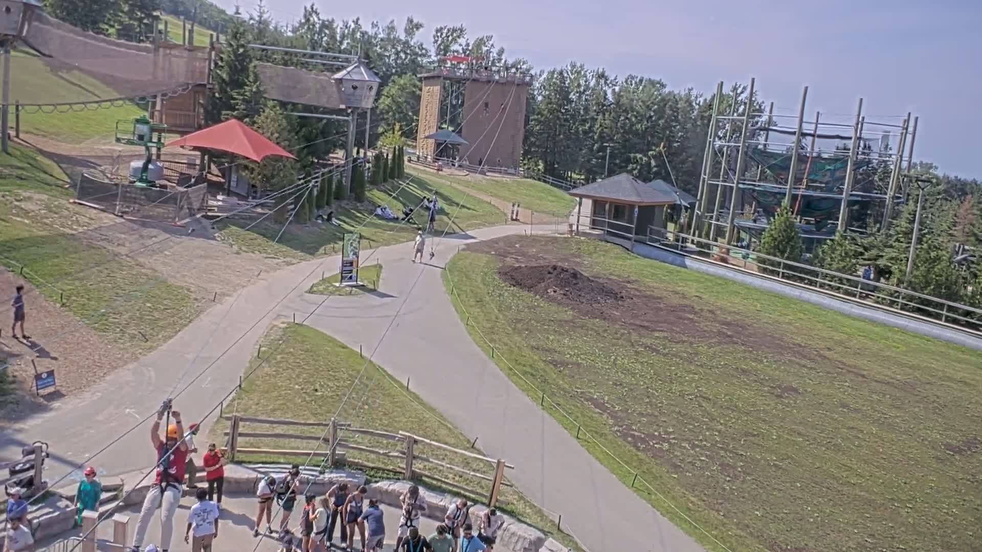 Blue Mountain Village Hotel Area & Collingwood City Skyline Live Cam - Collingwood, Blue Mountains, Simcoe, Ontario, Canada