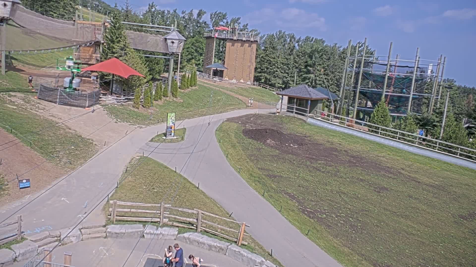 Blue Mountain Village Hotel Area & Collingwood City Skyline Live Cam - Collingwood, Blue Mountains, Simcoe, Ontario, Canada