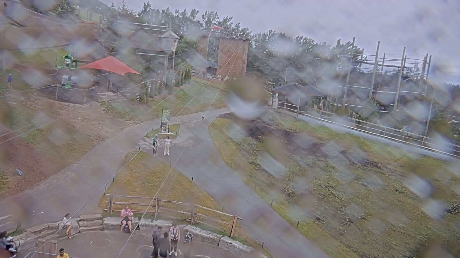 Blue Mountain Village Hotel Area & Collingwood City Skyline Live Cam - Collingwood, Blue Mountains, Simcoe, Ontario, Canada