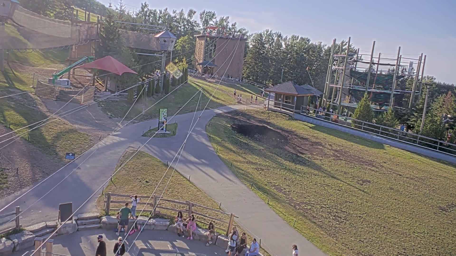 Blue Mountain Village Hotel Area & Collingwood City Skyline Live Cam - Collingwood, Blue Mountains, Simcoe, Ontario, Canada