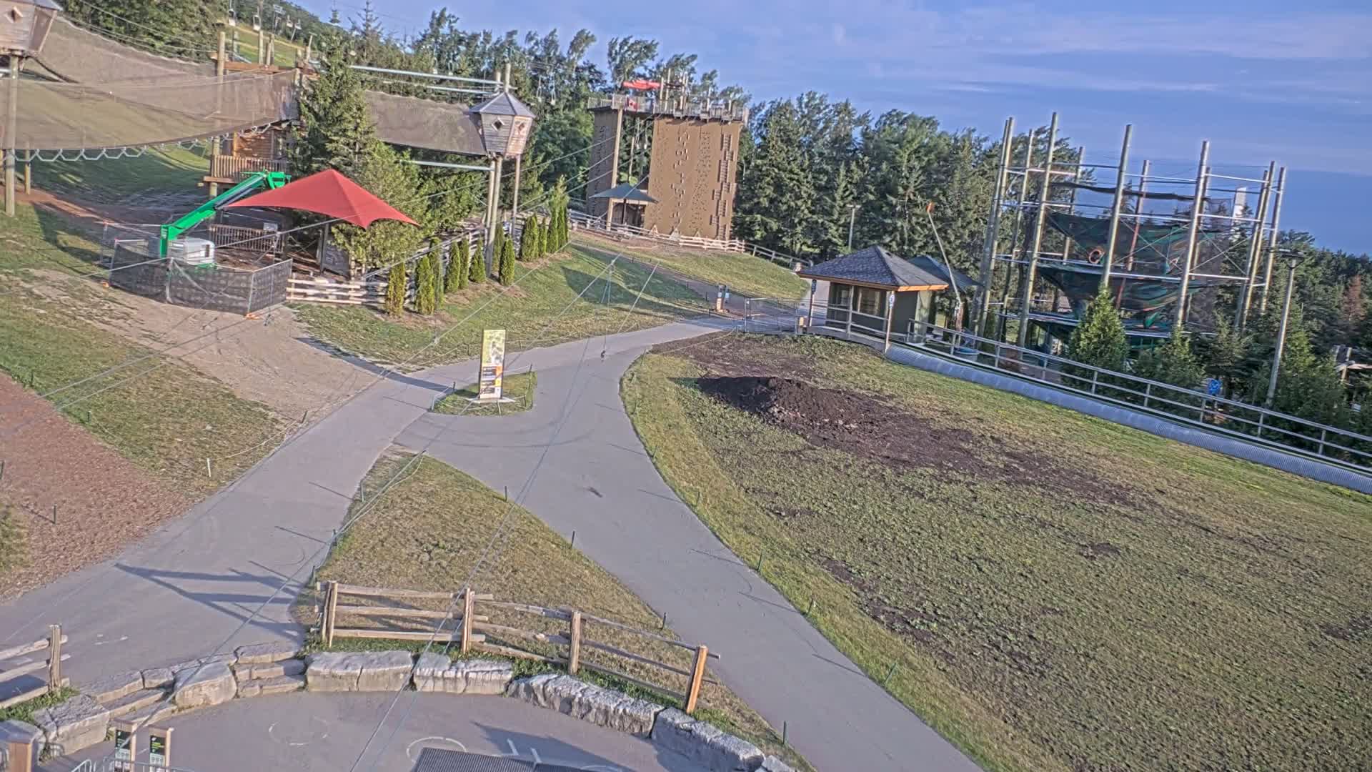 Blue Mountain Village Hotel Area & Collingwood City Skyline Live Cam - Collingwood, Blue Mountains, Simcoe, Ontario, Canada