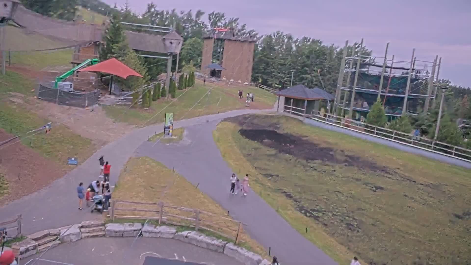 Blue Mountain Village Hotel Area & Collingwood City Skyline Live Cam - Collingwood, Blue Mountains, Simcoe, Ontario, Canada