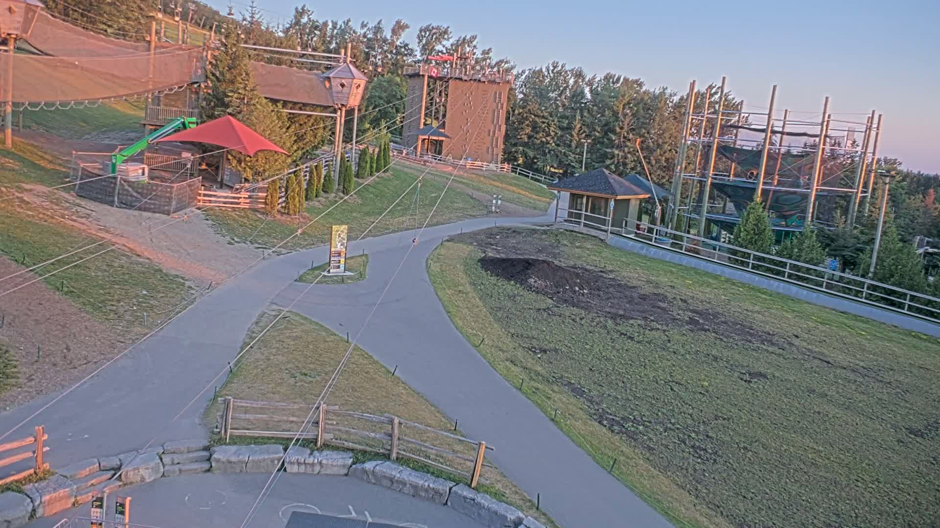 Blue Mountain Village Hotel Area & Collingwood City Skyline Live Cam - Collingwood, Blue Mountains, Simcoe, Ontario, Canada