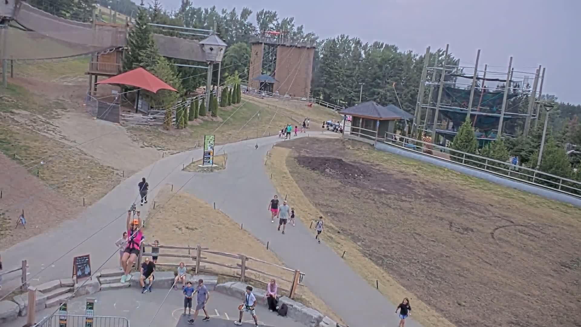 Blue Mountain Village Hotel Area & Collingwood City Skyline Live Cam - Collingwood, Blue Mountains, Simcoe, Ontario, Canada