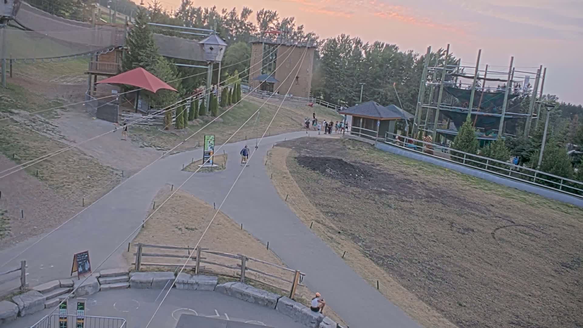 Blue Mountain Village Hotel Area & Collingwood City Skyline Live Cam - Collingwood, Blue Mountains, Simcoe, Ontario, Canada
