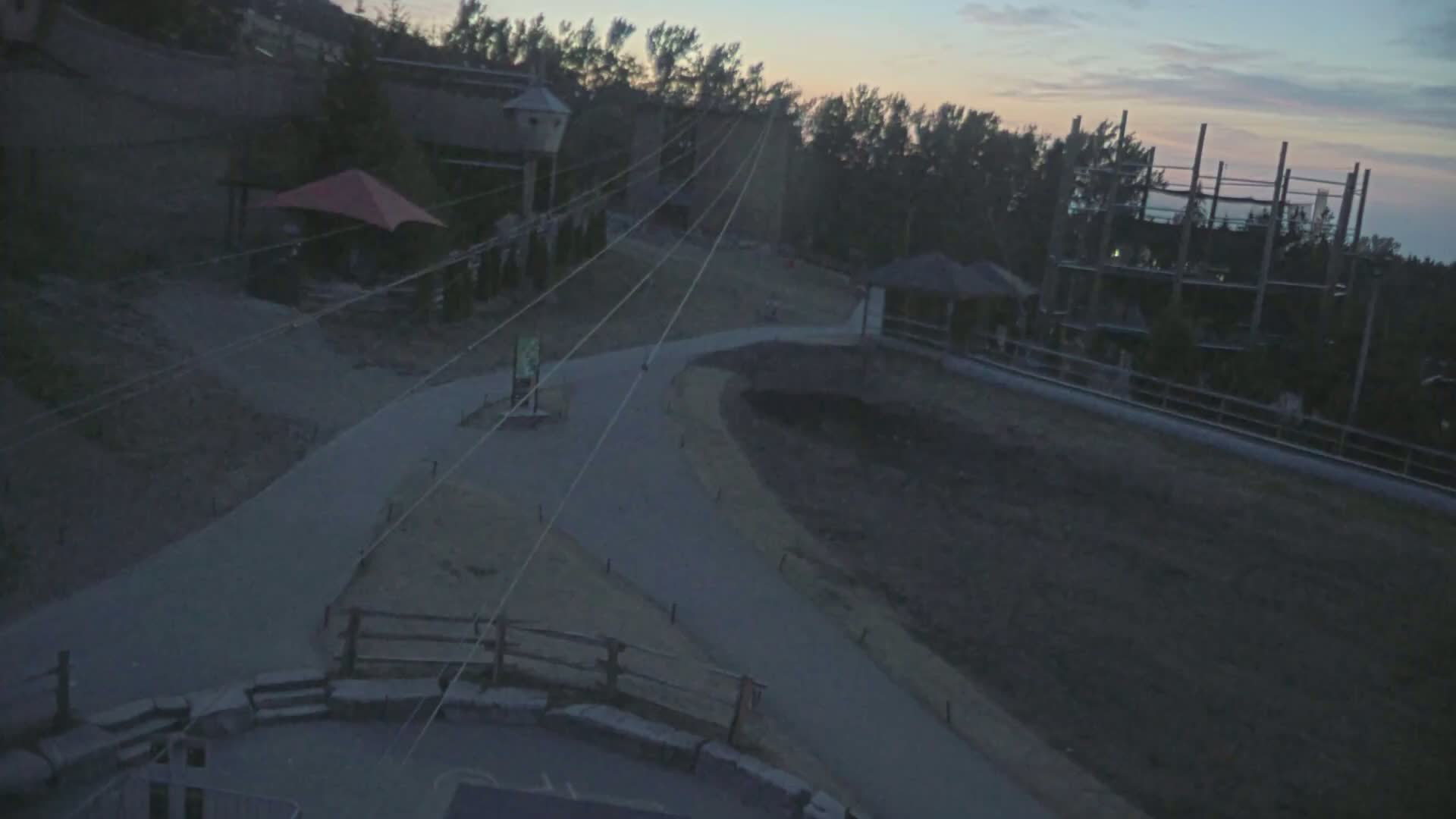 Blue Mountain Village Hotel Area & Collingwood City Skyline Live Cam - Collingwood, Blue Mountains, Simcoe, Ontario, Canada