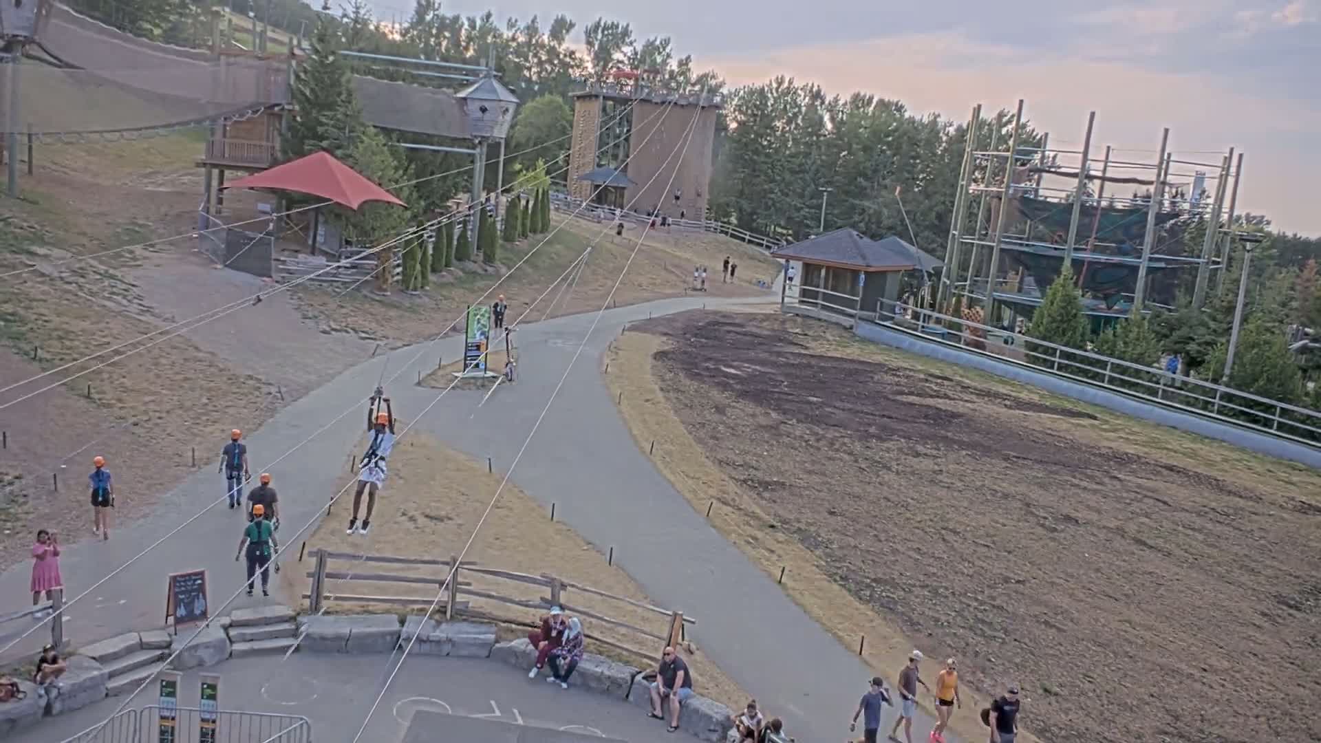 Blue Mountain Village Hotel Area & Collingwood City Skyline Live Cam - Collingwood, Blue Mountains, Simcoe, Ontario, Canada