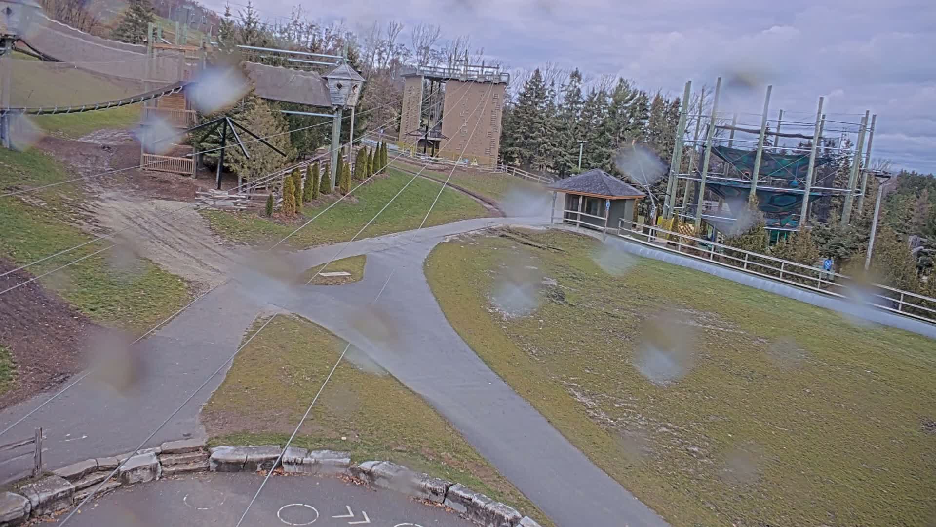 Blue Mountain Village Hotel Area & Collingwood City Skyline Live Cam - Collingwood, Blue Mountains, Simcoe, Ontario, Canada