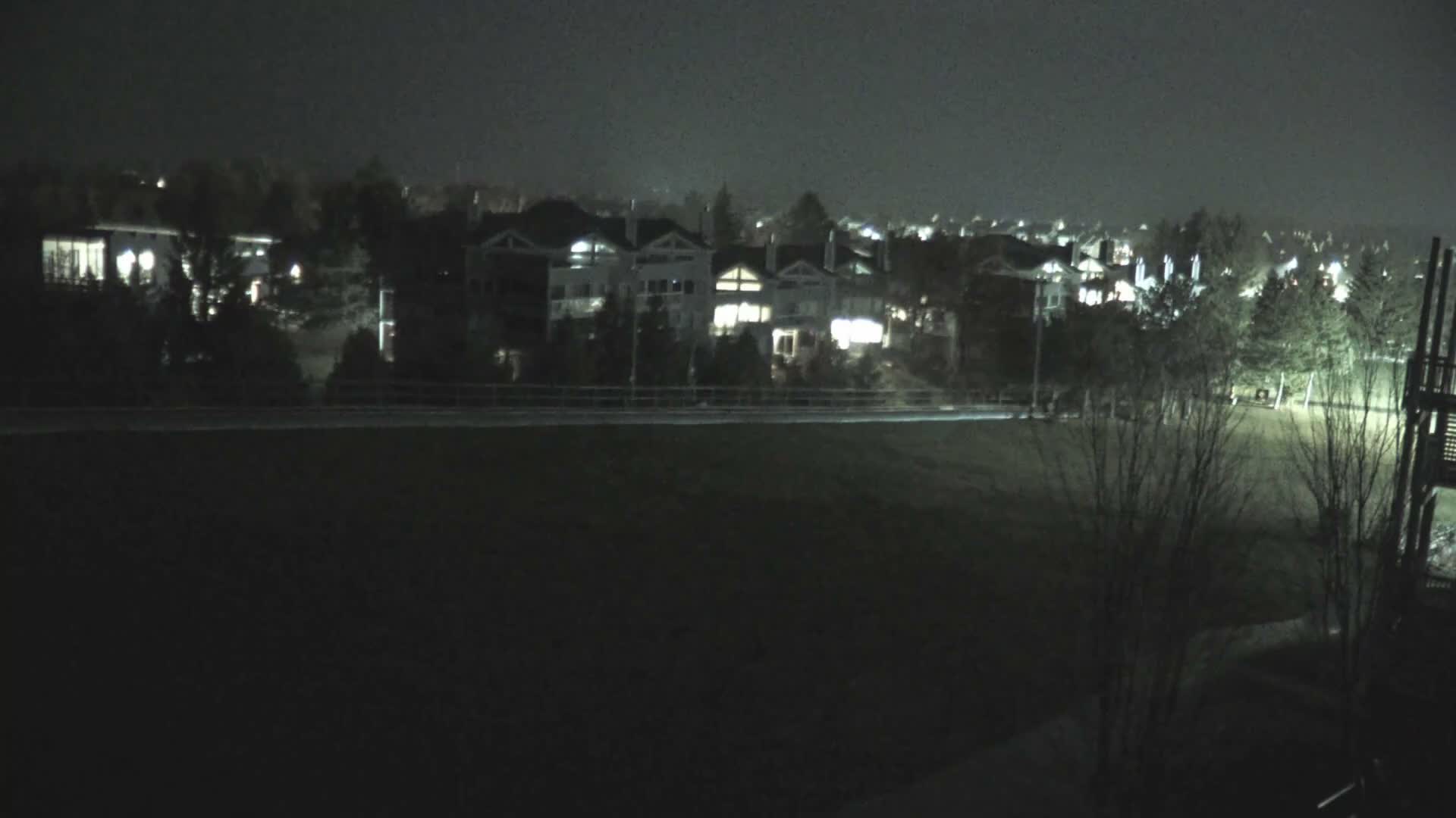 Blue Mountain Village Hotel Area & Collingwood City Skyline Live Cam - Collingwood, Blue Mountains, Simcoe, Ontario, Canada