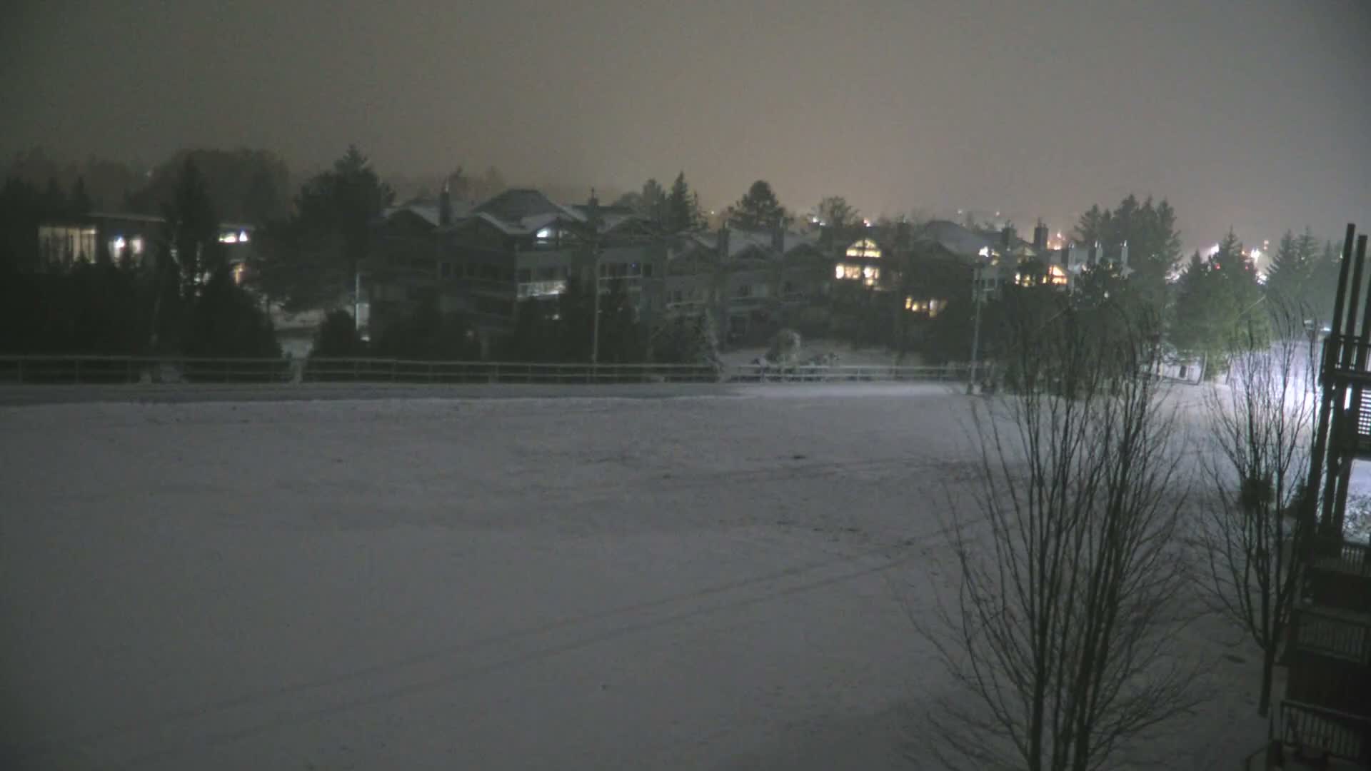 Blue Mountain Village Hotel Area & Collingwood City Skyline Live Cam - Collingwood, Blue Mountains, Simcoe, Ontario, Canada