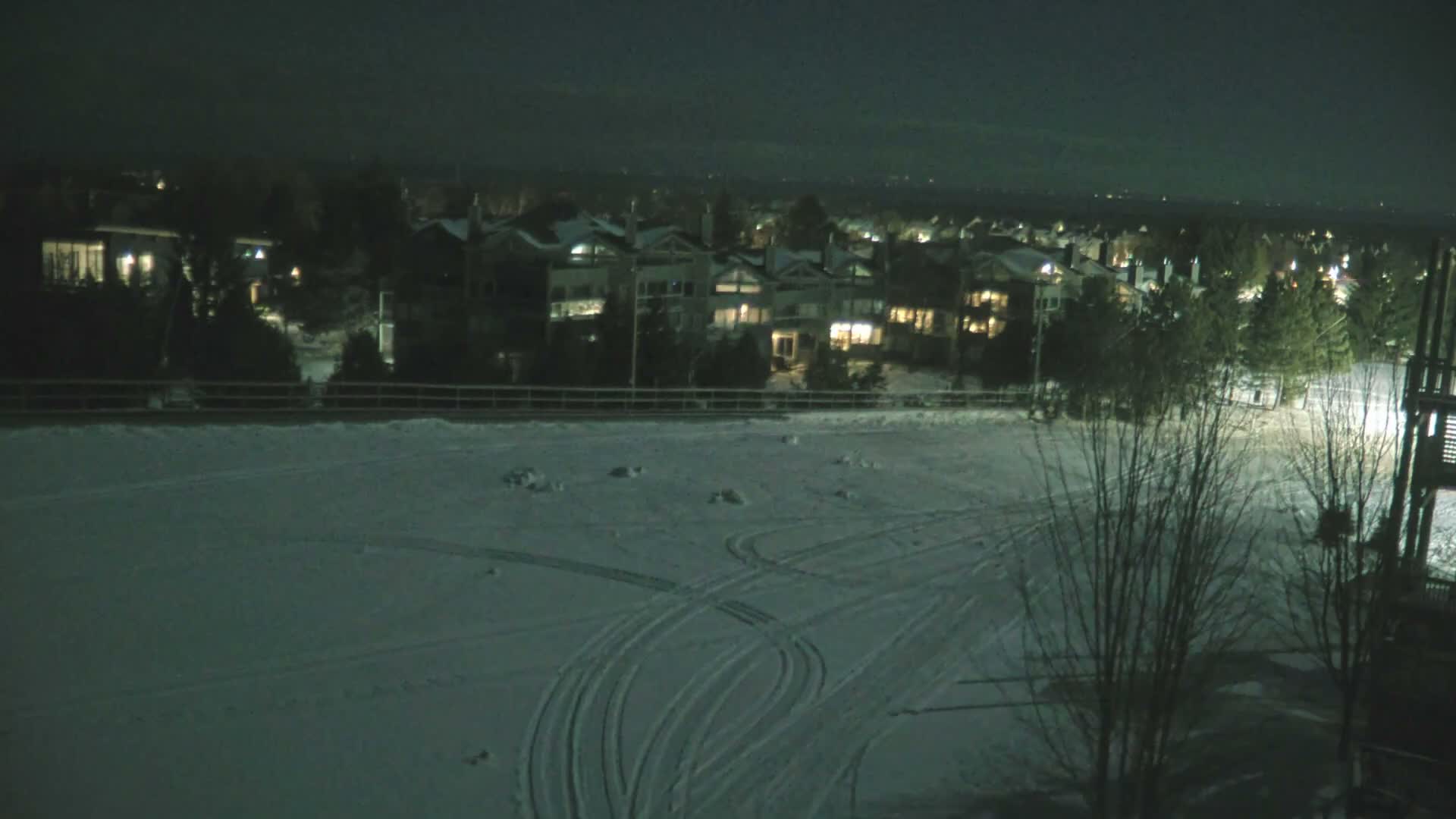 Blue Mountain Village Hotel Area & Collingwood City Skyline Live Cam - Collingwood, Blue Mountains, Simcoe, Ontario, Canada