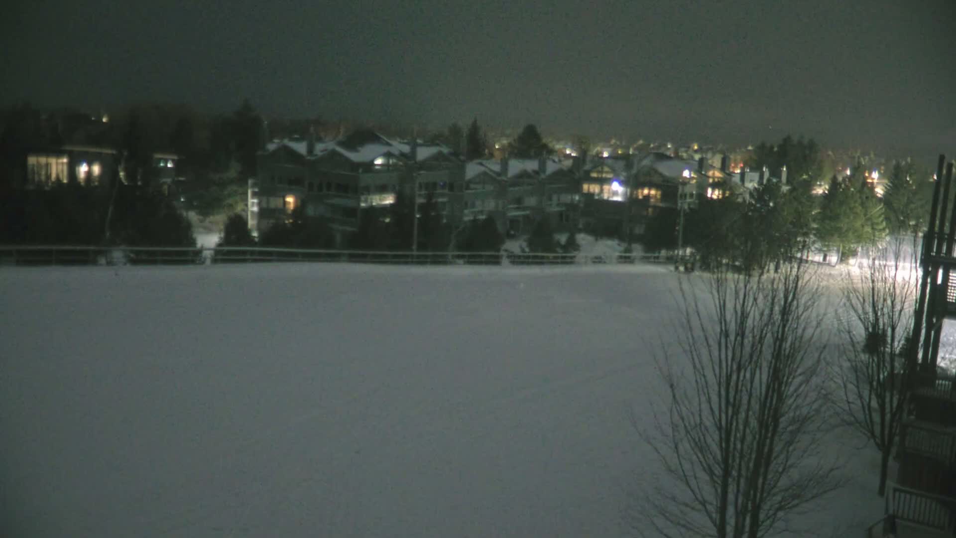 Blue Mountain Village Hotel Area & Collingwood City Skyline Live Cam - Collingwood, Blue Mountains, Simcoe, Ontario, Canada