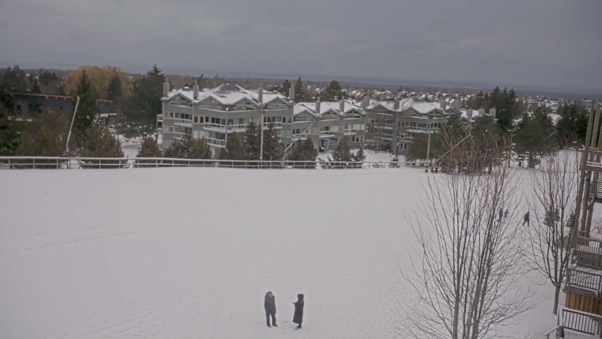 Blue Mountain Village Hotel Area & Collingwood City Skyline Live Cam - Collingwood, Blue Mountains, Simcoe, Ontario, Canada