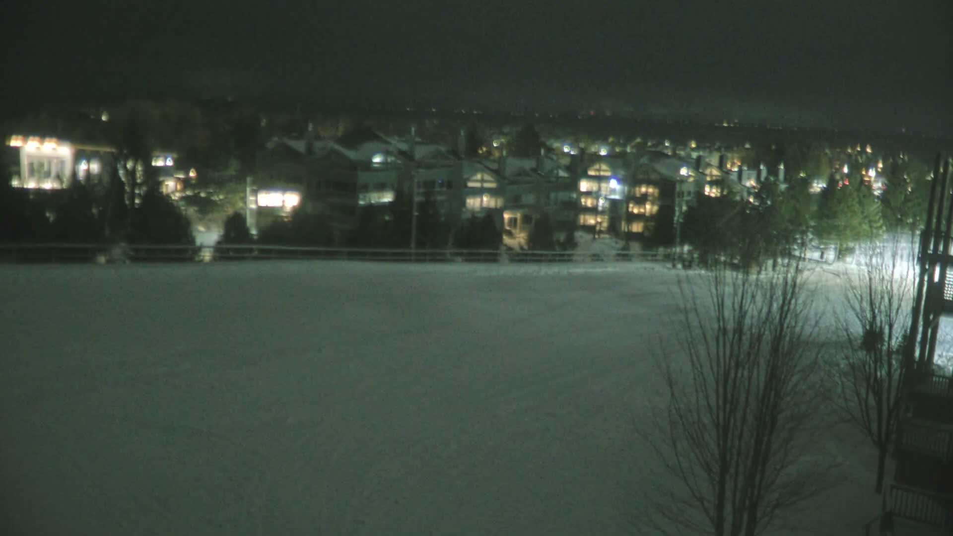 Blue Mountain Village Hotel Area & Collingwood City Skyline Live Cam - Collingwood, Blue Mountains, Simcoe, Ontario, Canada