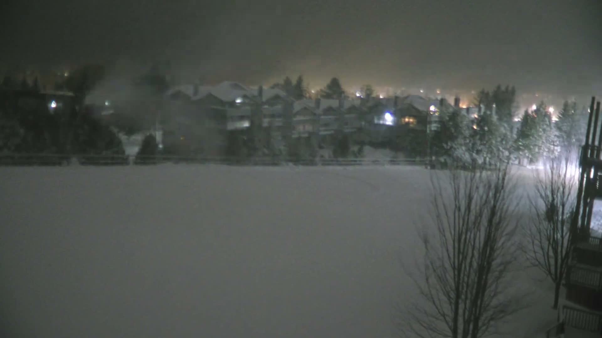 Blue Mountain Village Hotel Area & Collingwood City Skyline Live Cam - Collingwood, Blue Mountains, Simcoe, Ontario, Canada