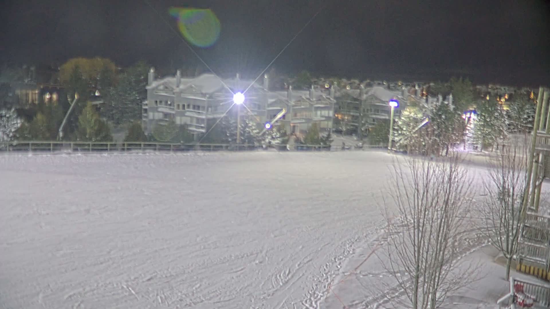 Blue Mountain Village Hotel Area & Collingwood City Skyline Live Cam - Collingwood, Blue Mountains, Simcoe, Ontario, Canada