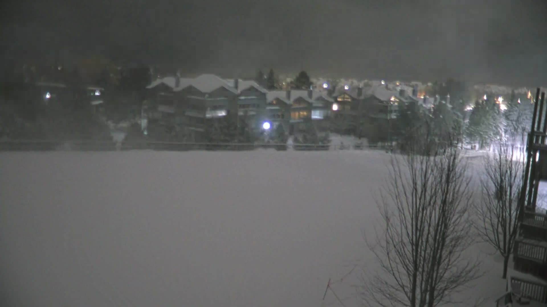 Blue Mountain Village Hotel Area & Collingwood City Skyline Live Cam - Collingwood, Blue Mountains, Simcoe, Ontario, Canada