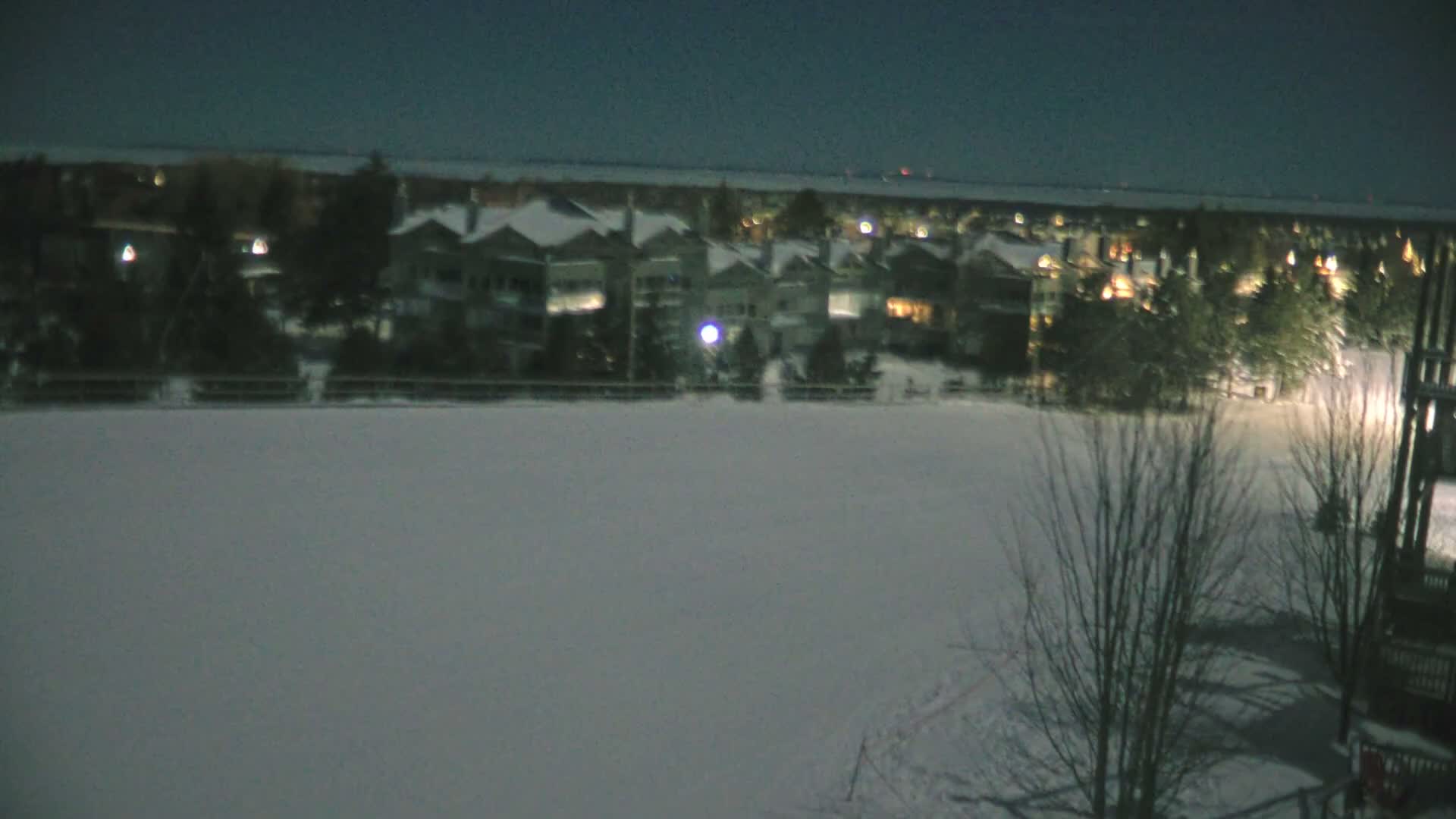 Blue Mountain Village Hotel Area & Collingwood City Skyline Live Cam - Collingwood, Blue Mountains, Simcoe, Ontario, Canada