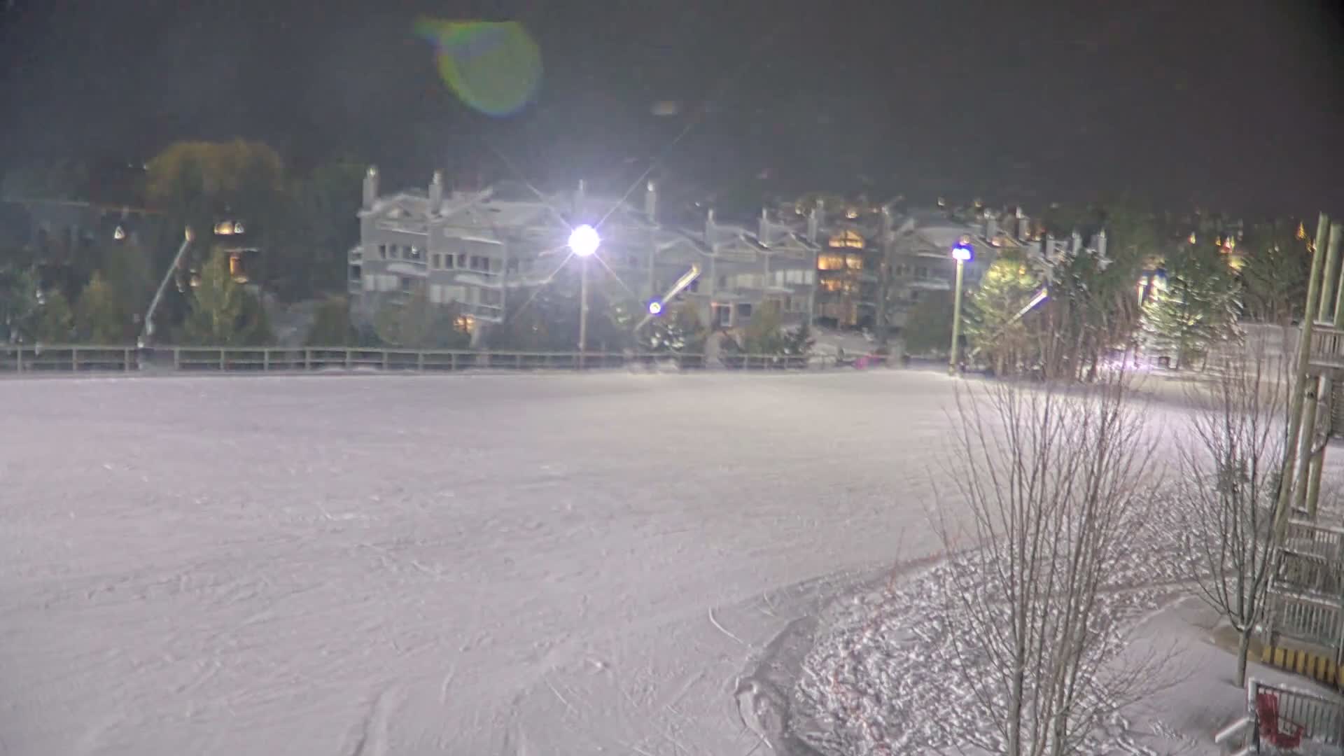 Blue Mountain Village Hotel Area & Collingwood City Skyline Live Cam - Collingwood, Blue Mountains, Simcoe, Ontario, Canada
