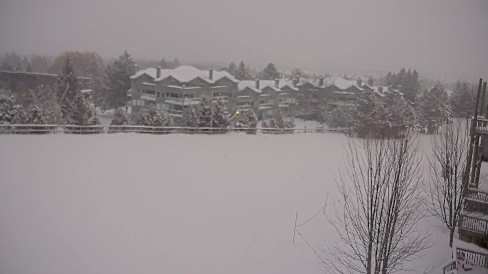 Blue Mountain Village Hotel Area & Collingwood City Skyline Live Cam - Collingwood, Blue Mountains, Simcoe, Ontario, Canada