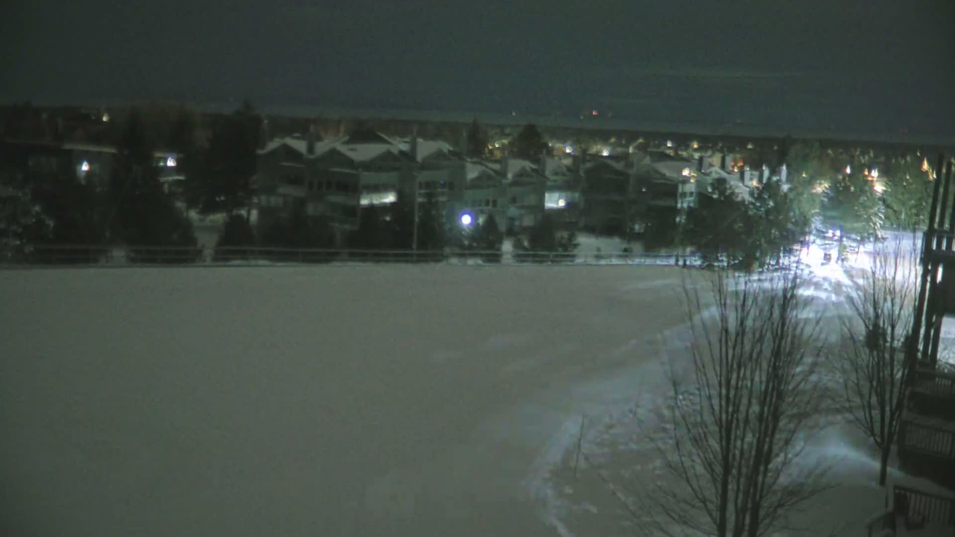 Blue Mountain Village Hotel Area & Collingwood City Skyline Live Cam - Collingwood, Blue Mountains, Simcoe, Ontario, Canada