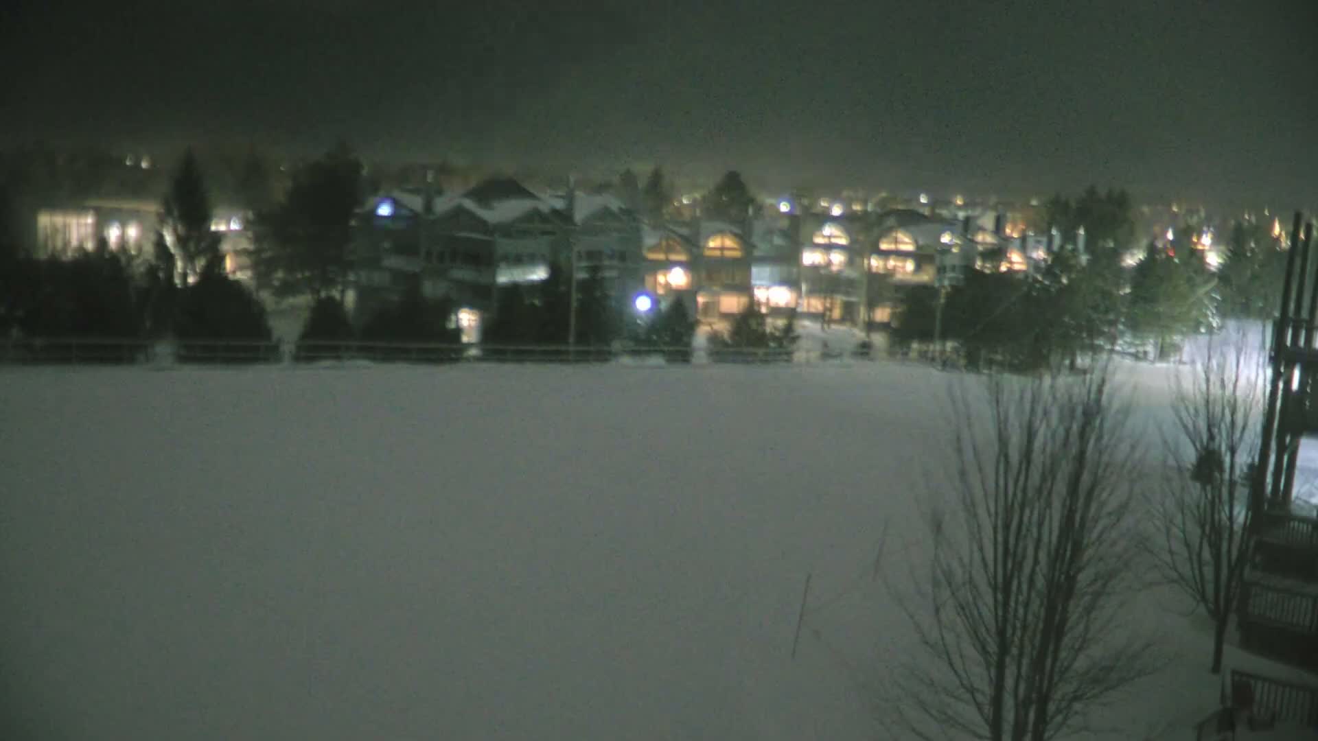 Blue Mountain Village Hotel Area & Collingwood City Skyline Live Cam - Collingwood, Blue Mountains, Simcoe, Ontario, Canada