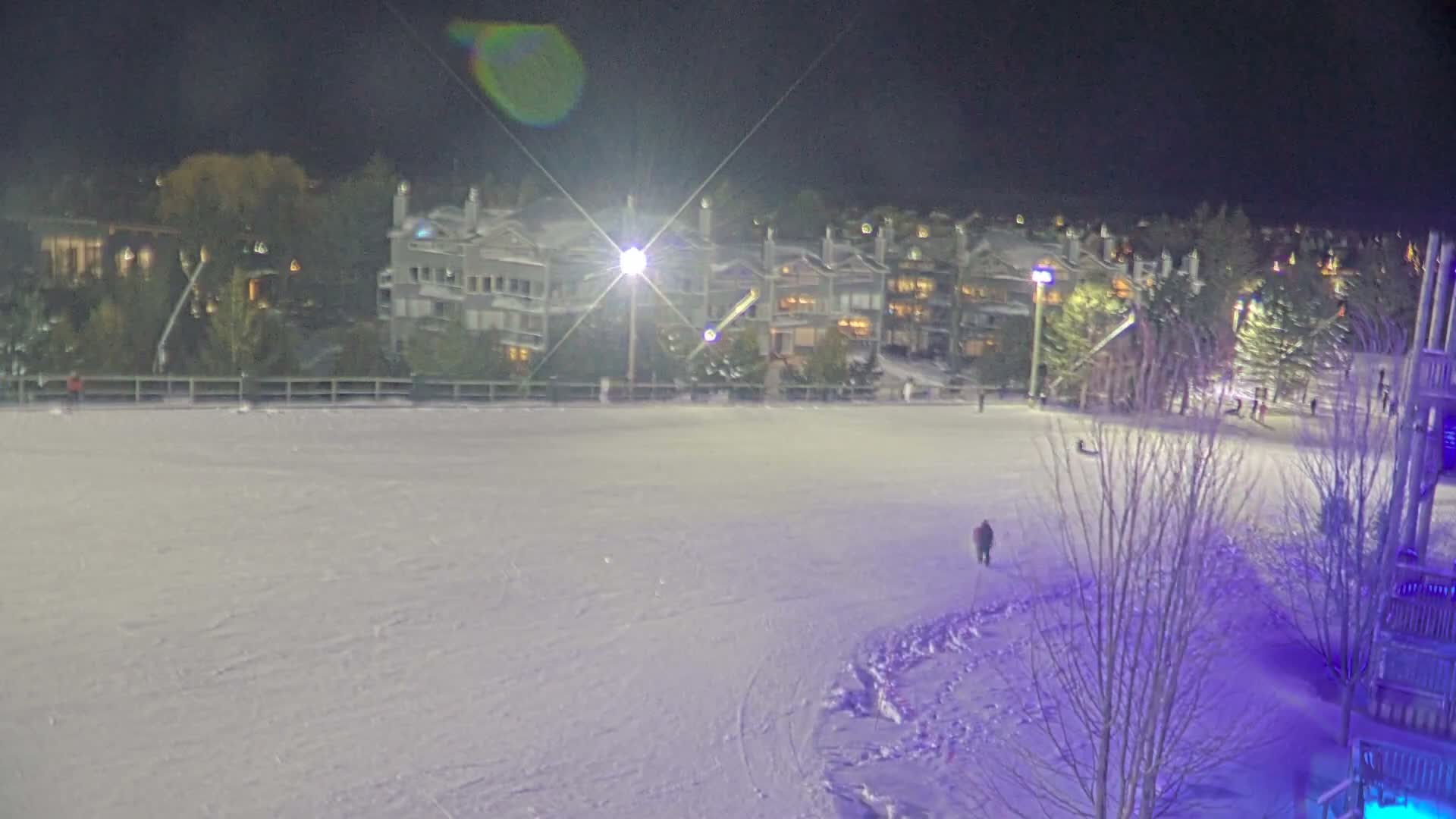 Blue Mountain Village Hotel Area & Collingwood City Skyline Live Cam - Collingwood, Blue Mountains, Simcoe, Ontario, Canada