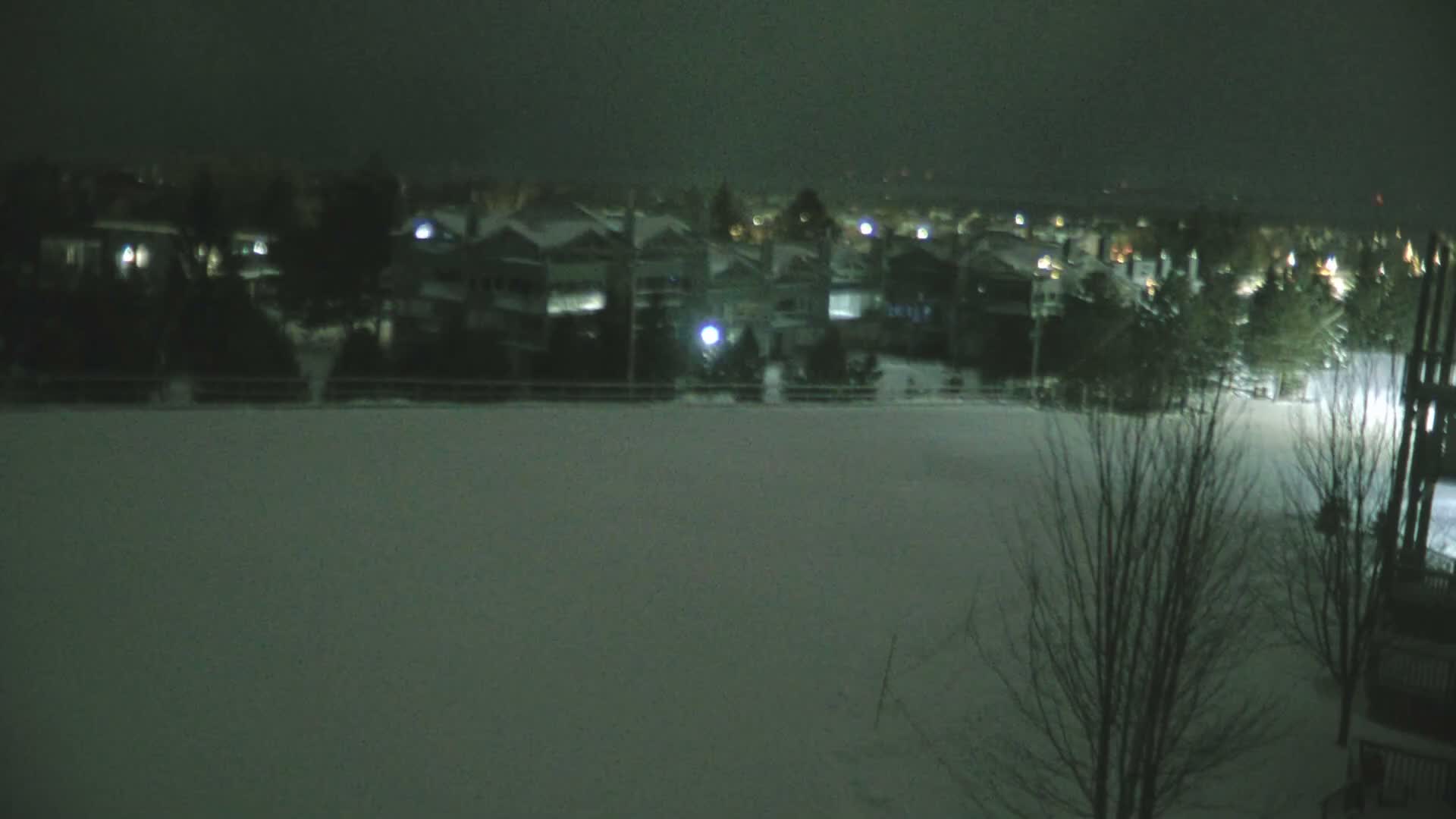 Blue Mountain Village Hotel Area & Collingwood City Skyline Live Cam - Collingwood, Blue Mountains, Simcoe, Ontario, Canada