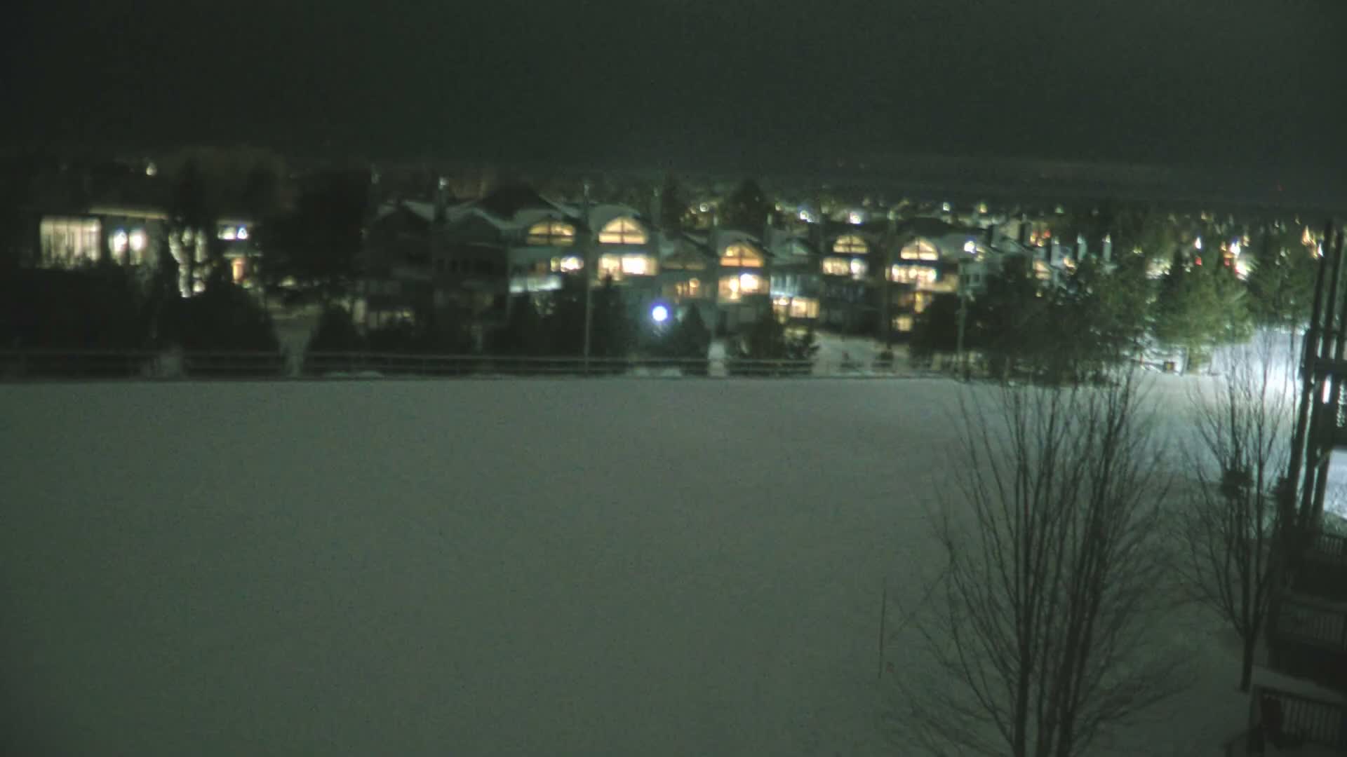 Blue Mountain Village Hotel Area & Collingwood City Skyline Live Cam - Collingwood, Blue Mountains, Simcoe, Ontario, Canada