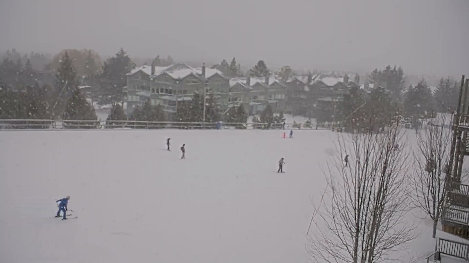 Blue Mountain Village Hotel Area & Collingwood City Skyline Live Cam - Collingwood, Blue Mountains, Simcoe, Ontario, Canada