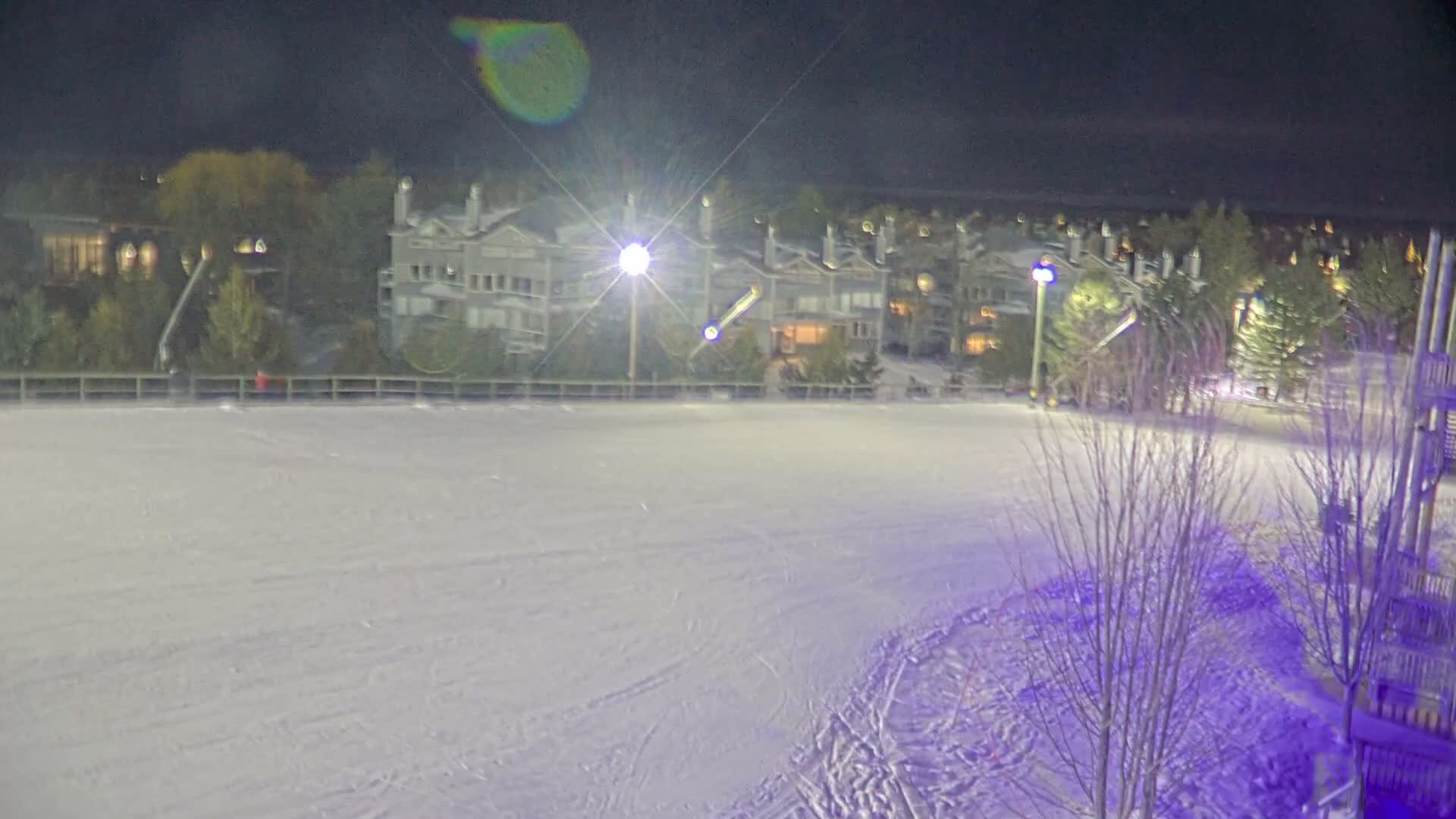 Blue Mountain Village Hotel Area & Collingwood City Skyline Live Cam - Collingwood, Blue Mountains, Simcoe, Ontario, Canada