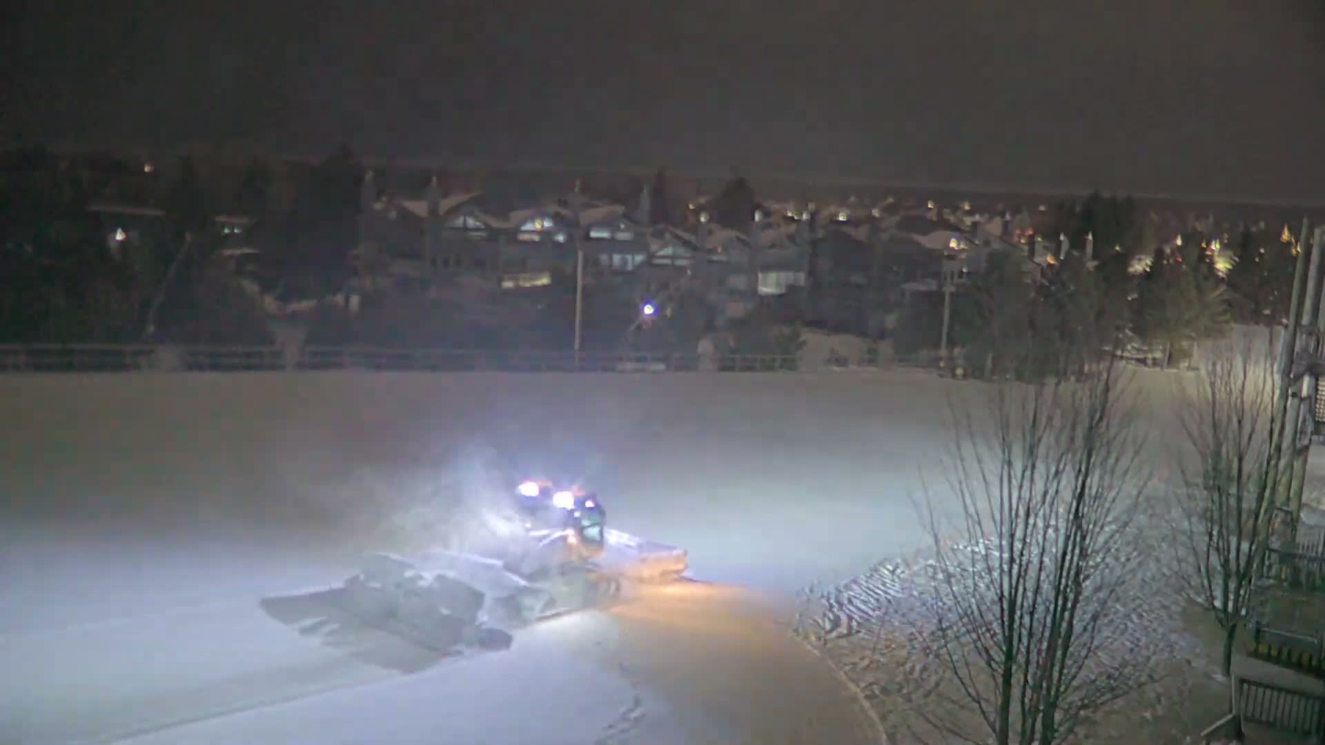 Blue Mountain Village Hotel Area & Collingwood City Skyline Live Cam - Collingwood, Blue Mountains, Simcoe, Ontario, Canada
