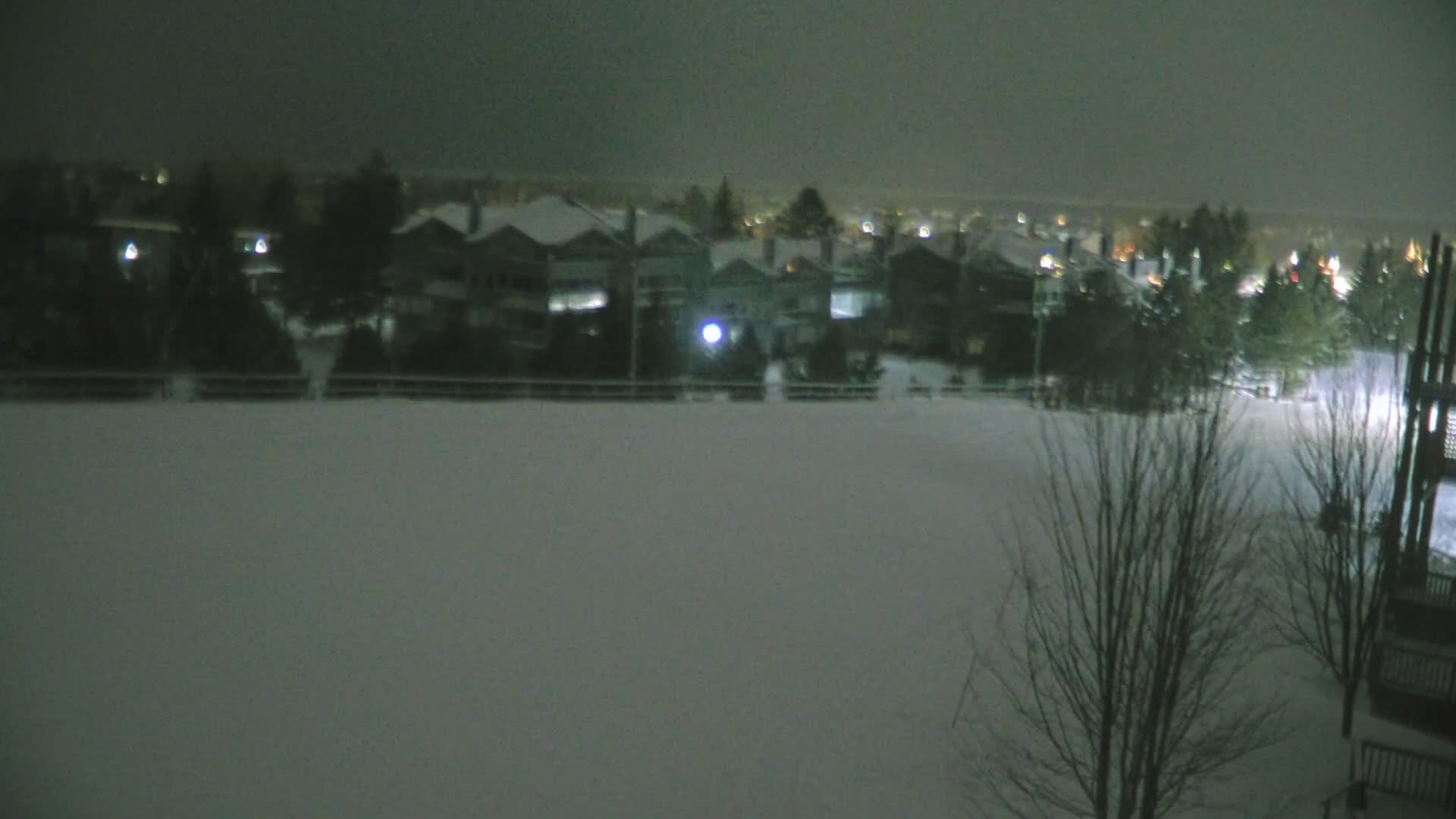 Blue Mountain Village Hotel Area & Collingwood City Skyline Live Cam - Collingwood, Blue Mountains, Simcoe, Ontario, Canada