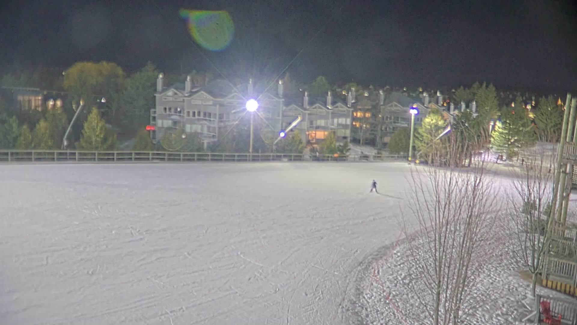 Blue Mountain Village Hotel Area & Collingwood City Skyline Live Cam - Collingwood, Blue Mountains, Simcoe, Ontario, Canada