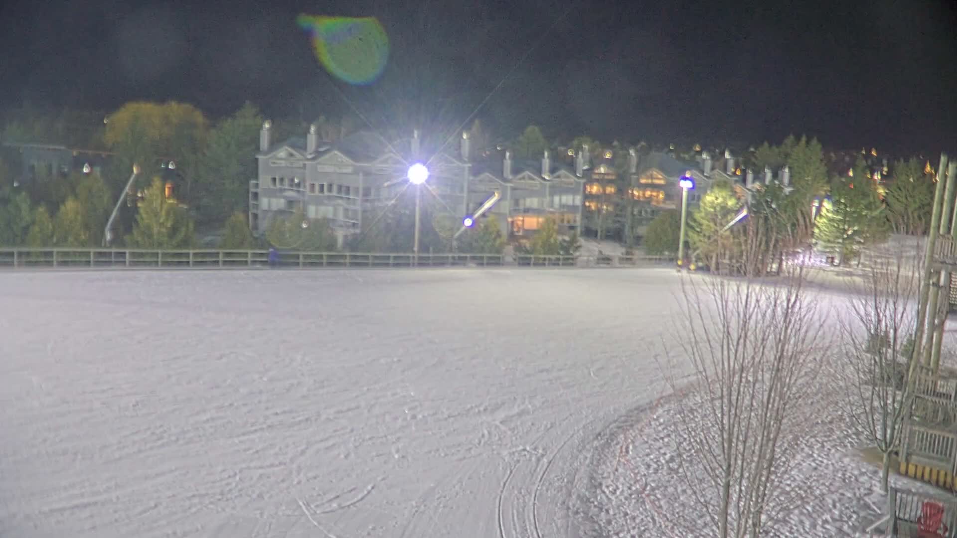 Blue Mountain Village Hotel Area & Collingwood City Skyline Live Cam - Collingwood, Blue Mountains, Simcoe, Ontario, Canada