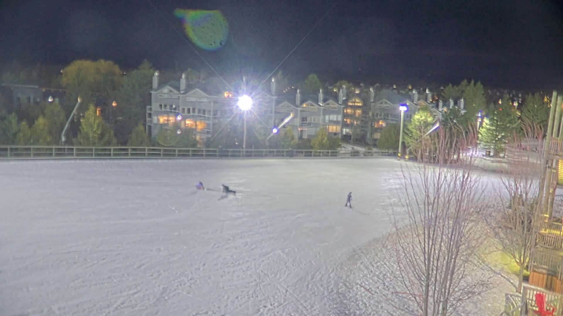 Blue Mountain Village Hotel Area & Collingwood City Skyline Live Cam - Collingwood, Blue Mountains, Simcoe, Ontario, Canada