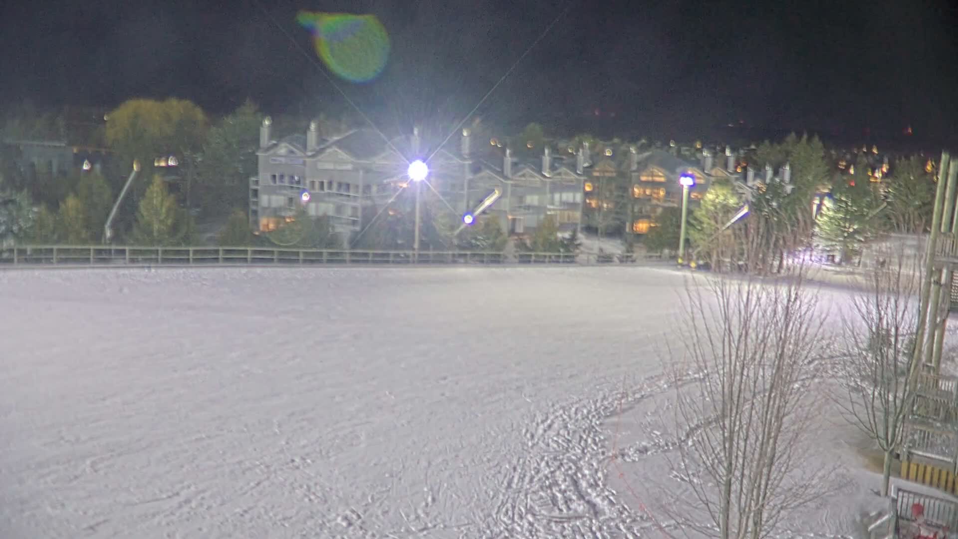 Blue Mountain Village Hotel Area & Collingwood City Skyline Live Cam - Collingwood, Blue Mountains, Simcoe, Ontario, Canada