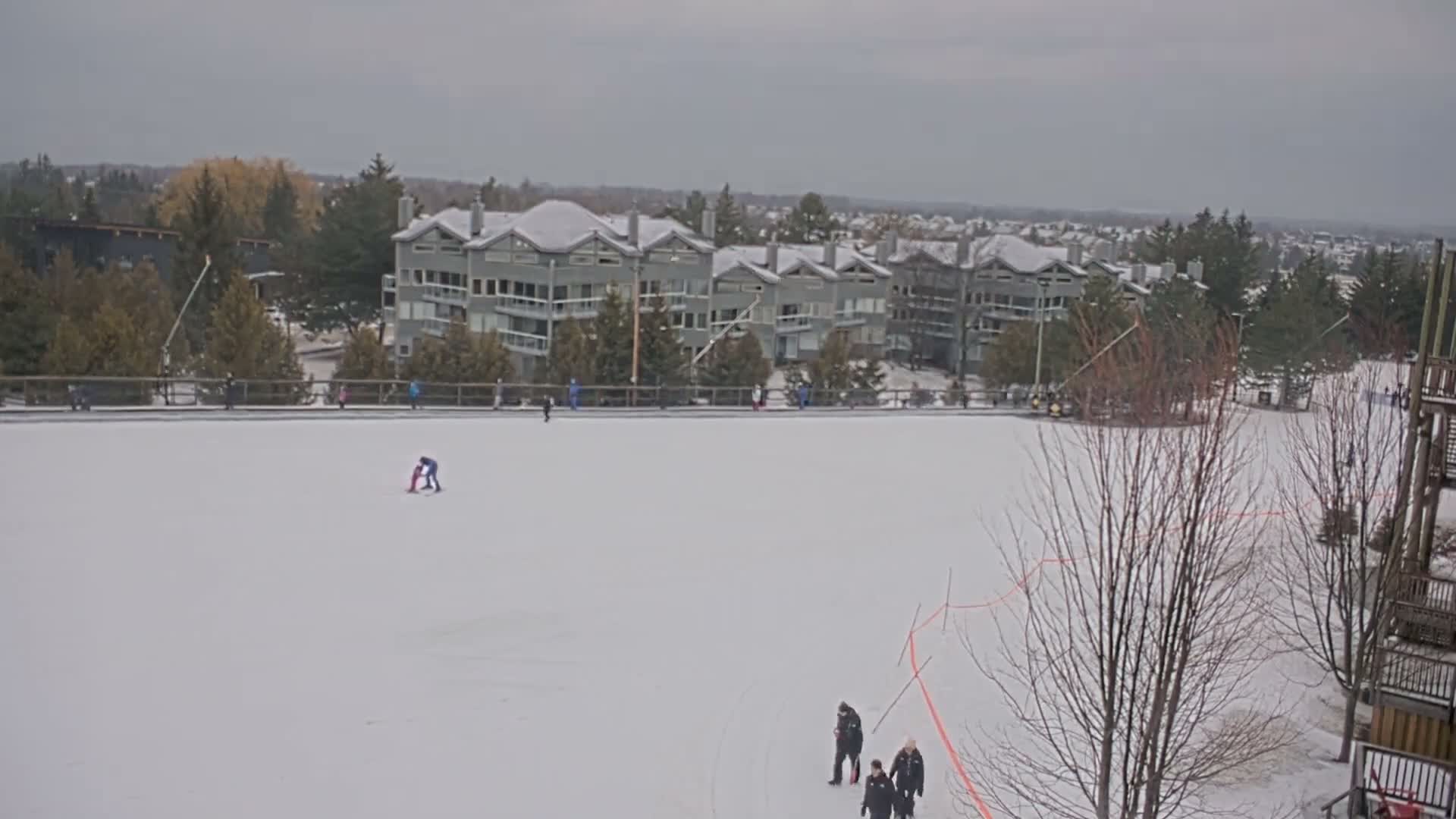 Blue Mountain Village Hotel Area & Collingwood City Skyline Live Cam - Collingwood, Blue Mountains, Simcoe, Ontario, Canada