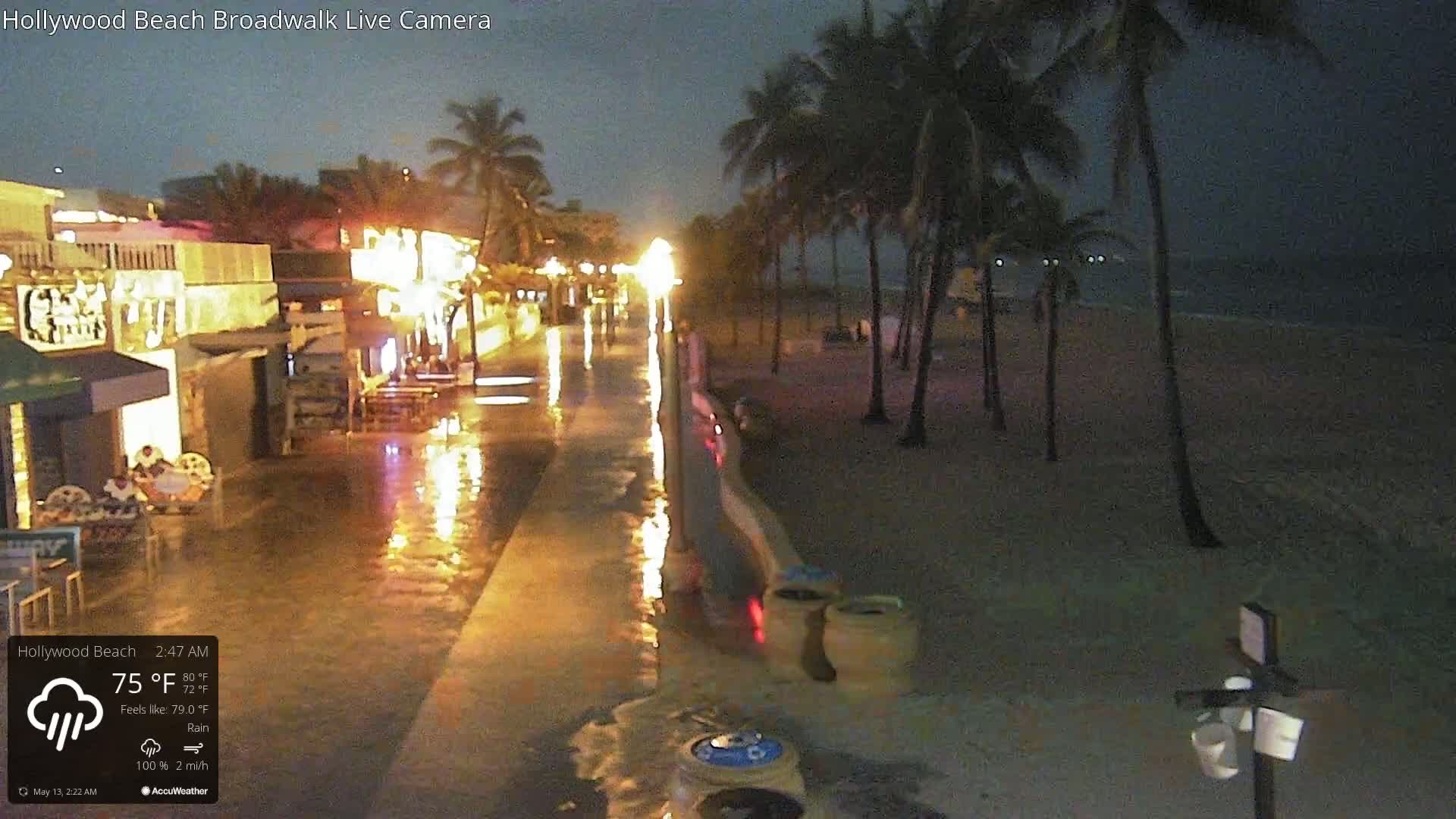 Hollywood Beach / Broadwalk & Atlantic Live Cam - Holywood, Broward, Florida, USA