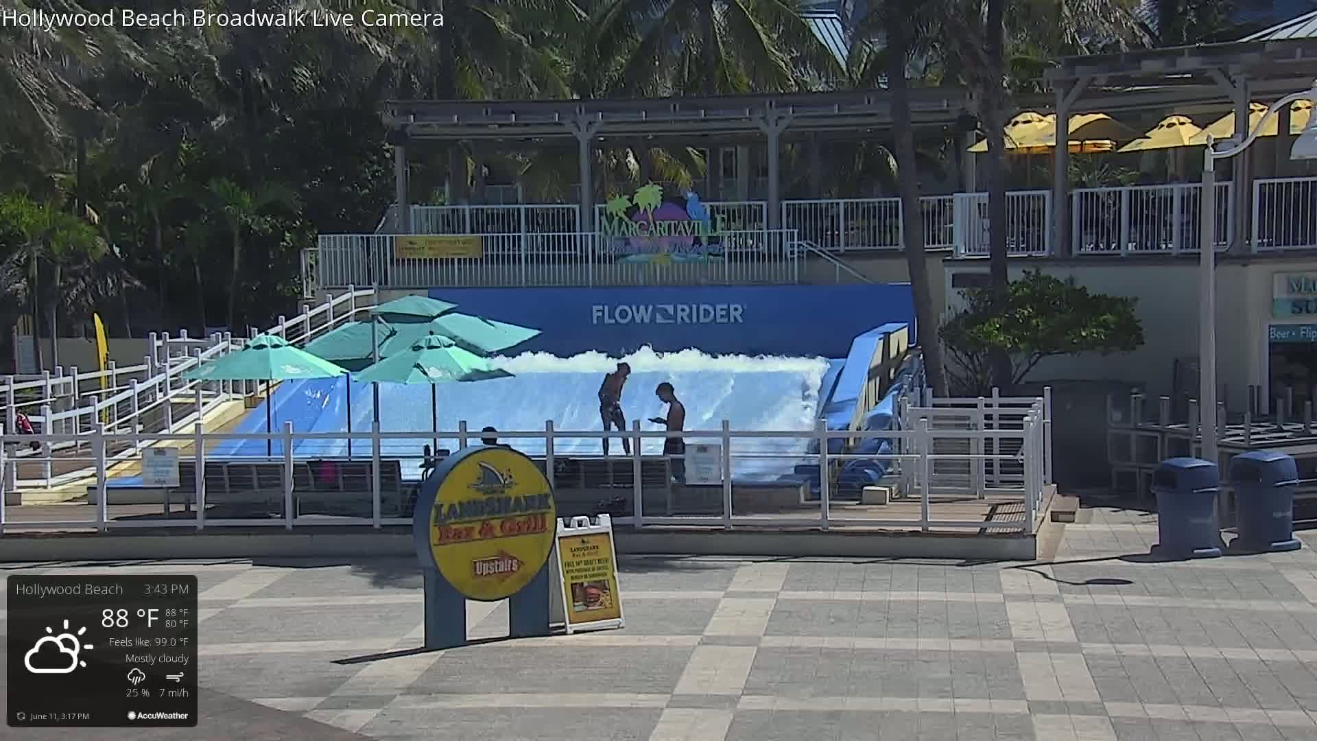 Hollywood Beach / Broadwalk & Atlantic Live Cam - Holywood, Broward, Florida, USA