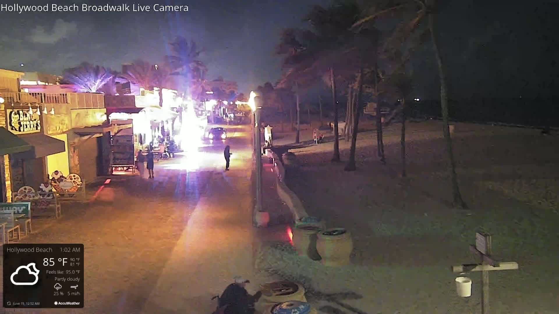 Hollywood Beach / Broadwalk & Atlantic Live Cam - Holywood, Broward, Florida, USA