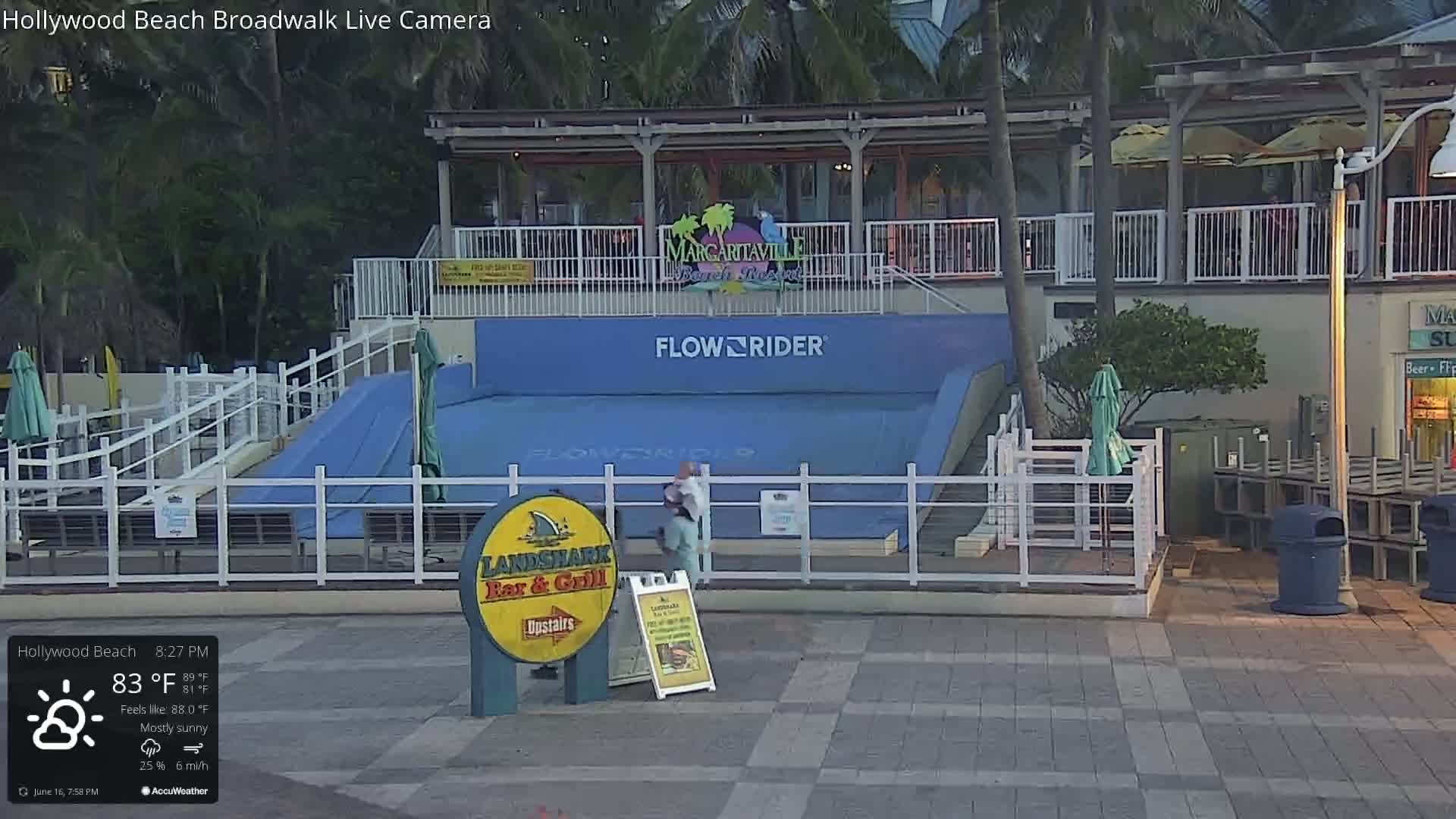 Hollywood Beach / Broadwalk & Atlantic Live Cam - Holywood, Broward, Florida, USA