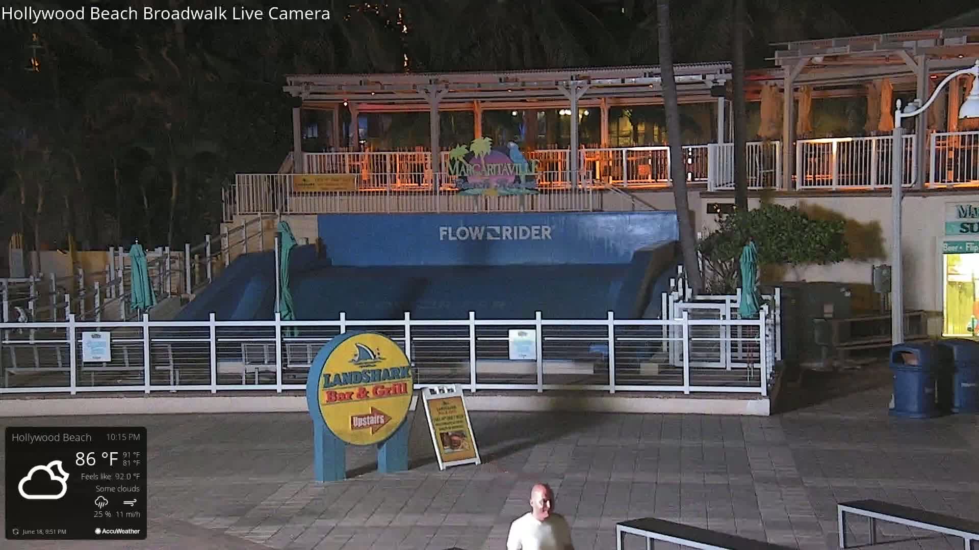 Hollywood Beach / Broadwalk & Atlantic Live Cam - Holywood, Broward, Florida, USA