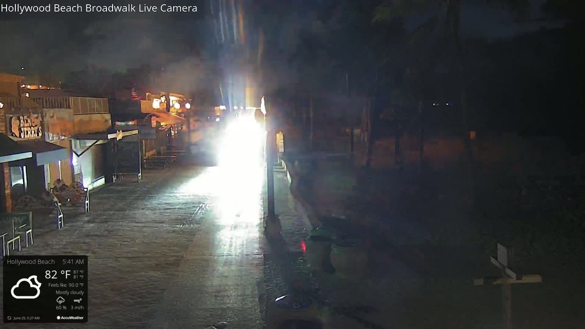 Hollywood Beach / Broadwalk & Atlantic Live Cam - Holywood, Broward, Florida, USA