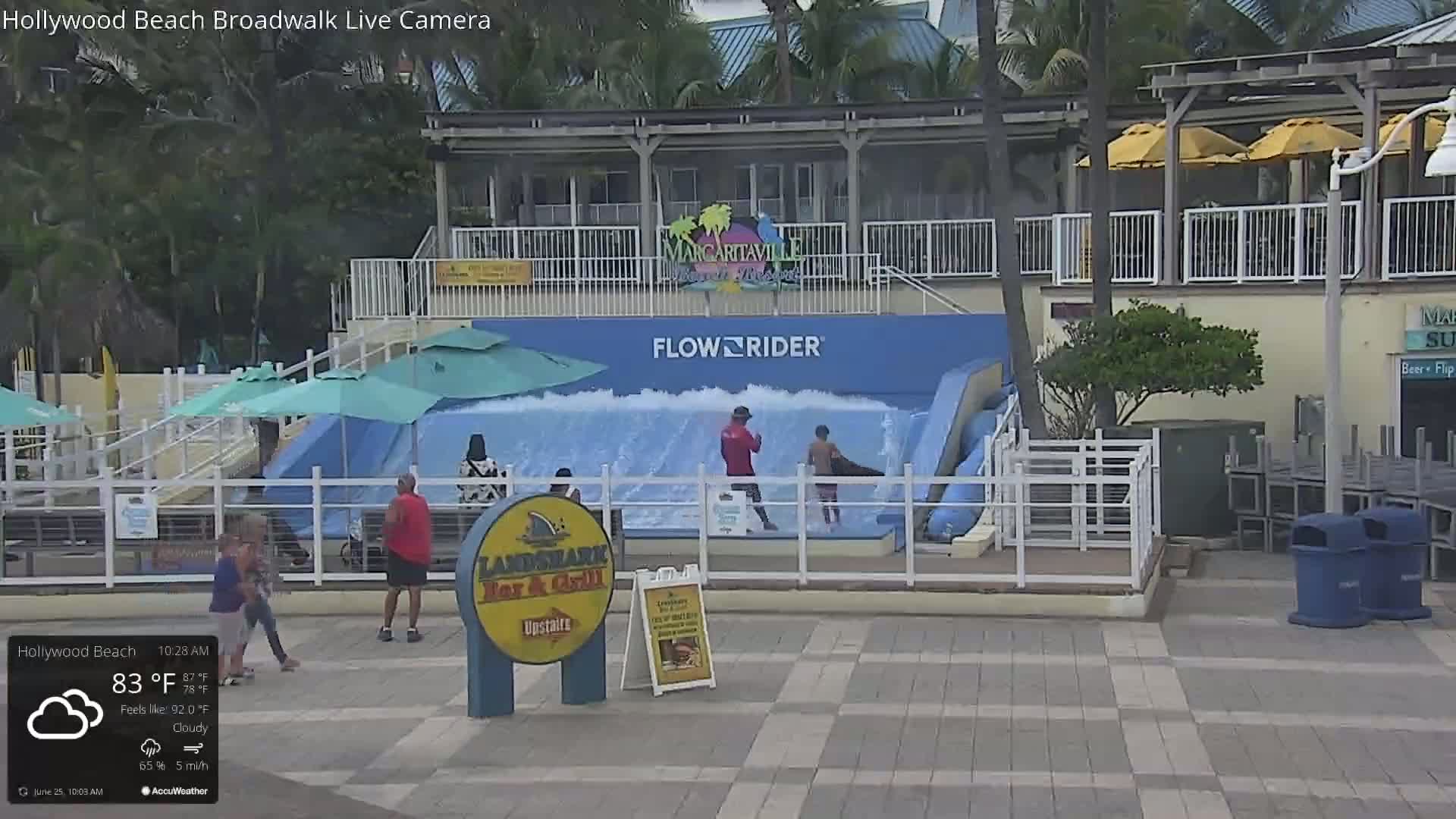 Hollywood Beach / Broadwalk & Atlantic Live Cam - Holywood, Broward, Florida, USA